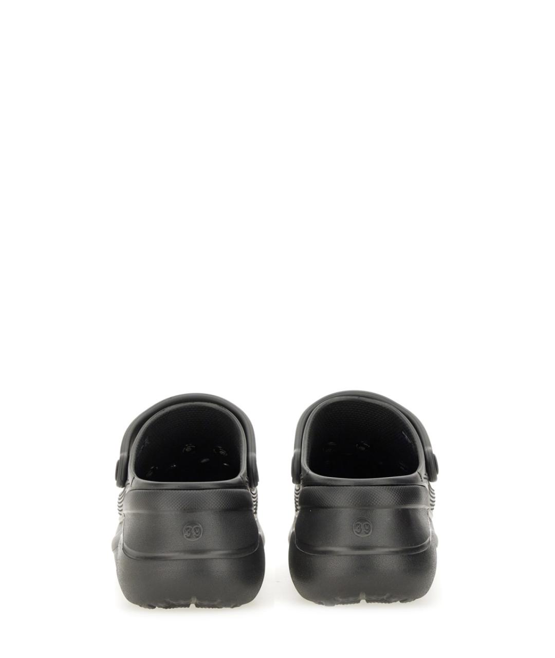 BALENCIAGA Черные резиновые сабо, фото 3