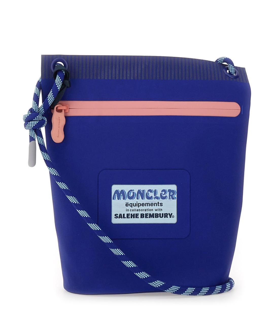 MONCLER Синяя сумка на плечо, фото 1