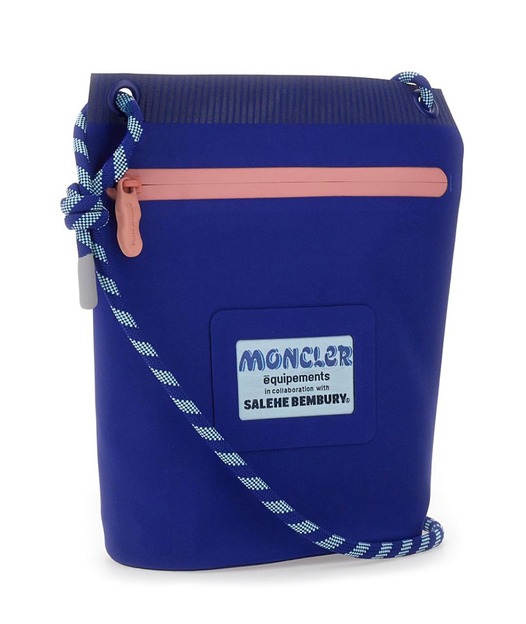MONCLER Синяя сумка на плечо, фото 2