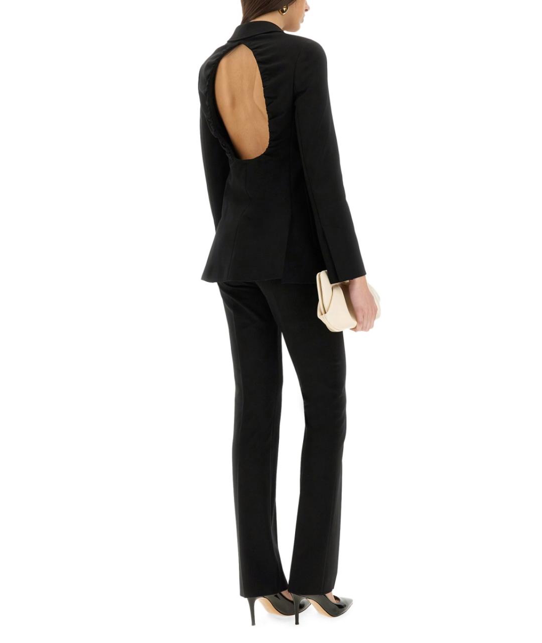 MAX MARA Черный вискозный жакет/пиджак, фото 2