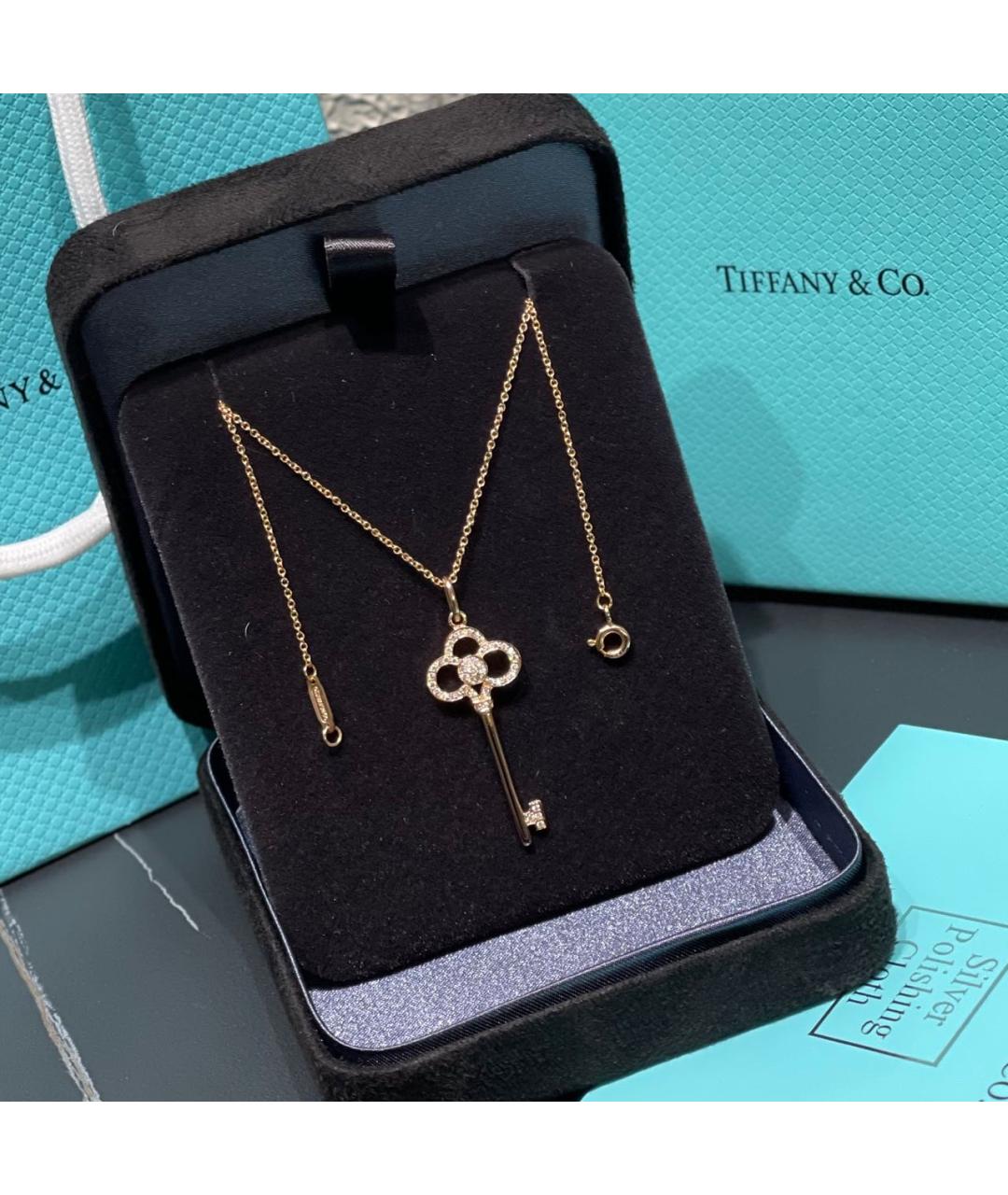 TIFFANY&CO Розовая подвеска из розового золота, фото 2
