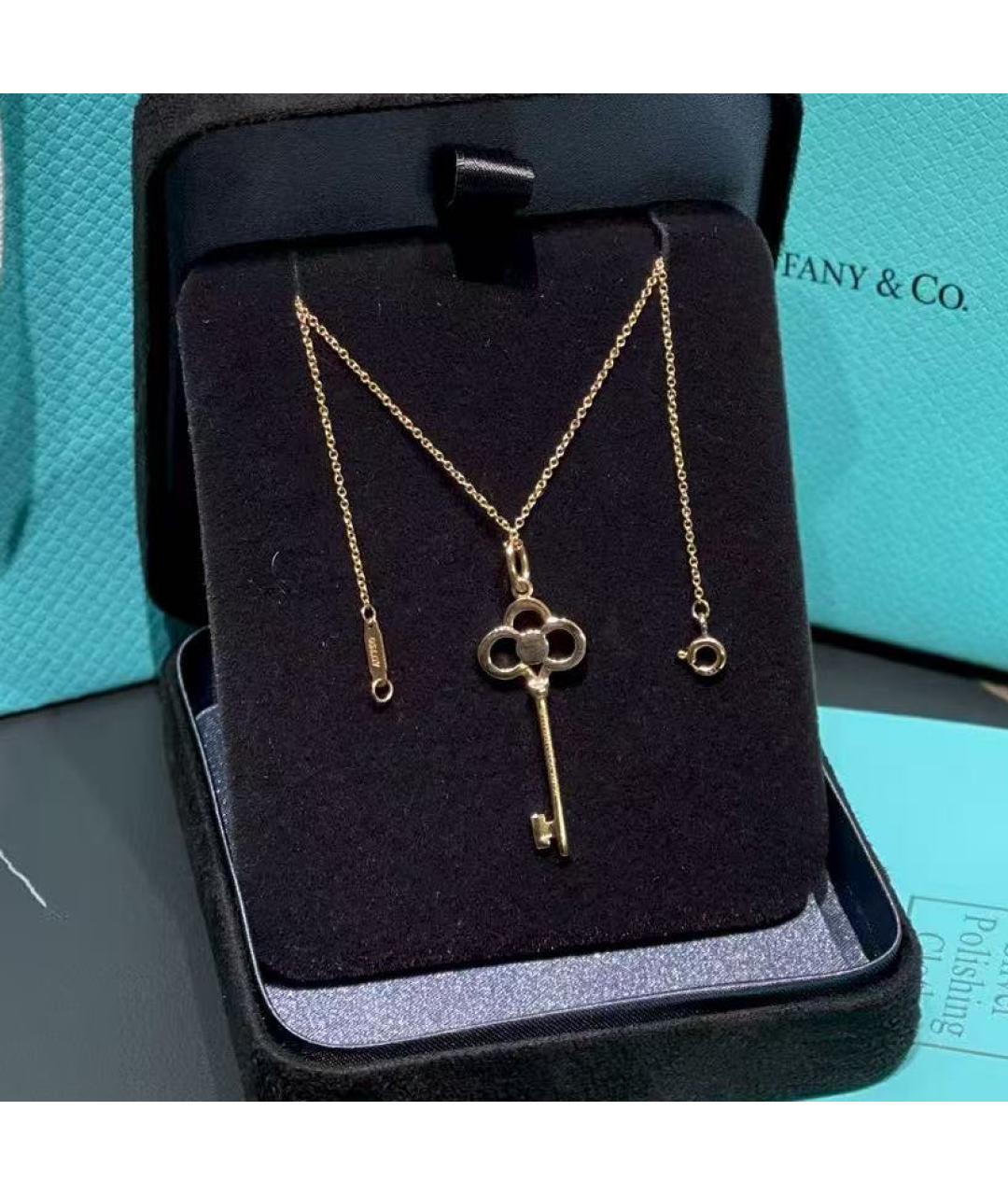 TIFFANY&CO Розовая подвеска из розового золота, фото 4