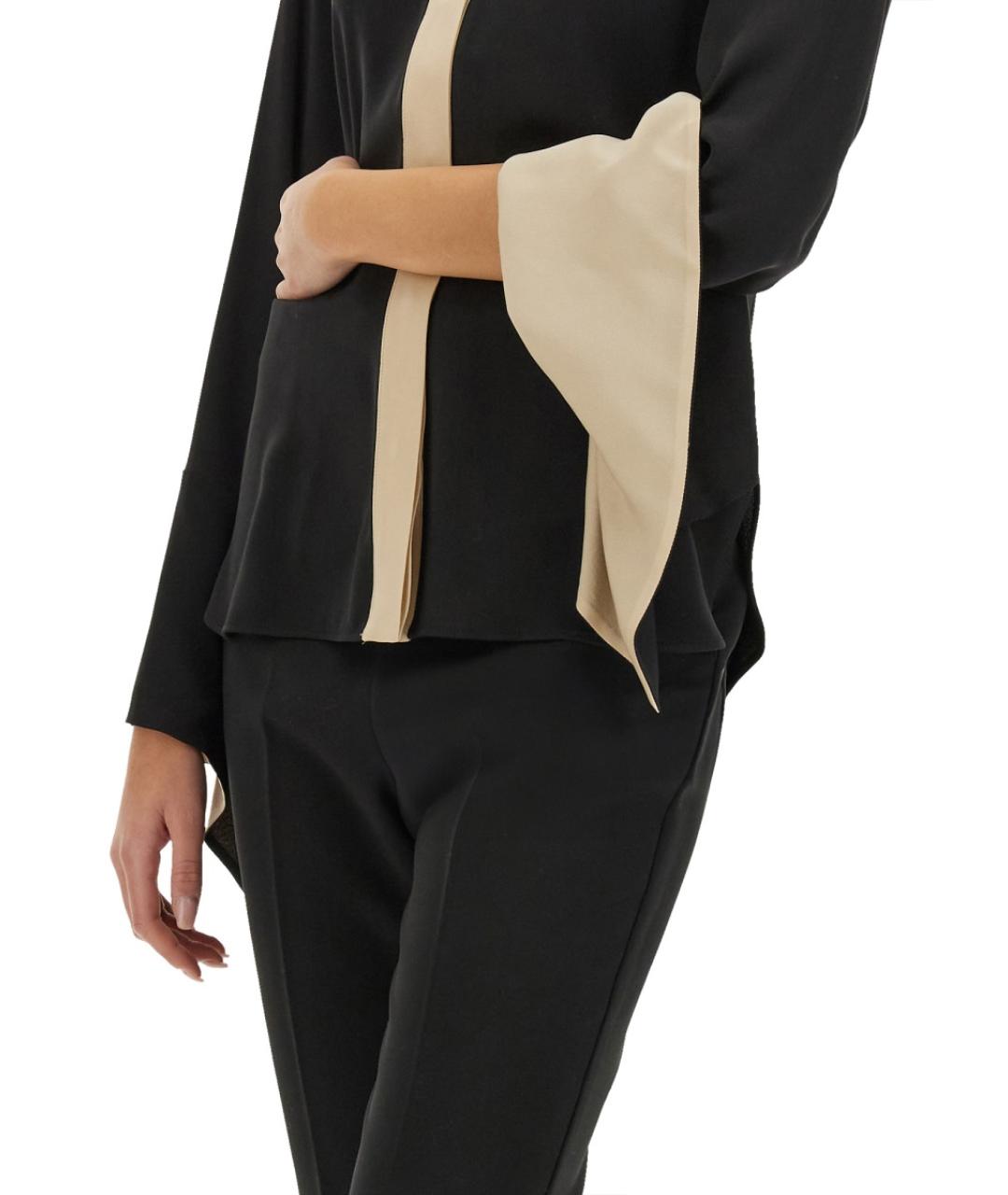 MAX MARA Черная шелковая рубашка, фото 5