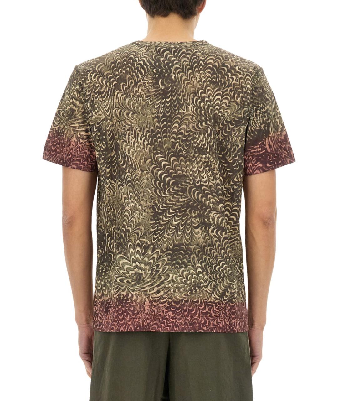 DRIES VAN NOTEN Мульти хлопковая футболка, фото 4