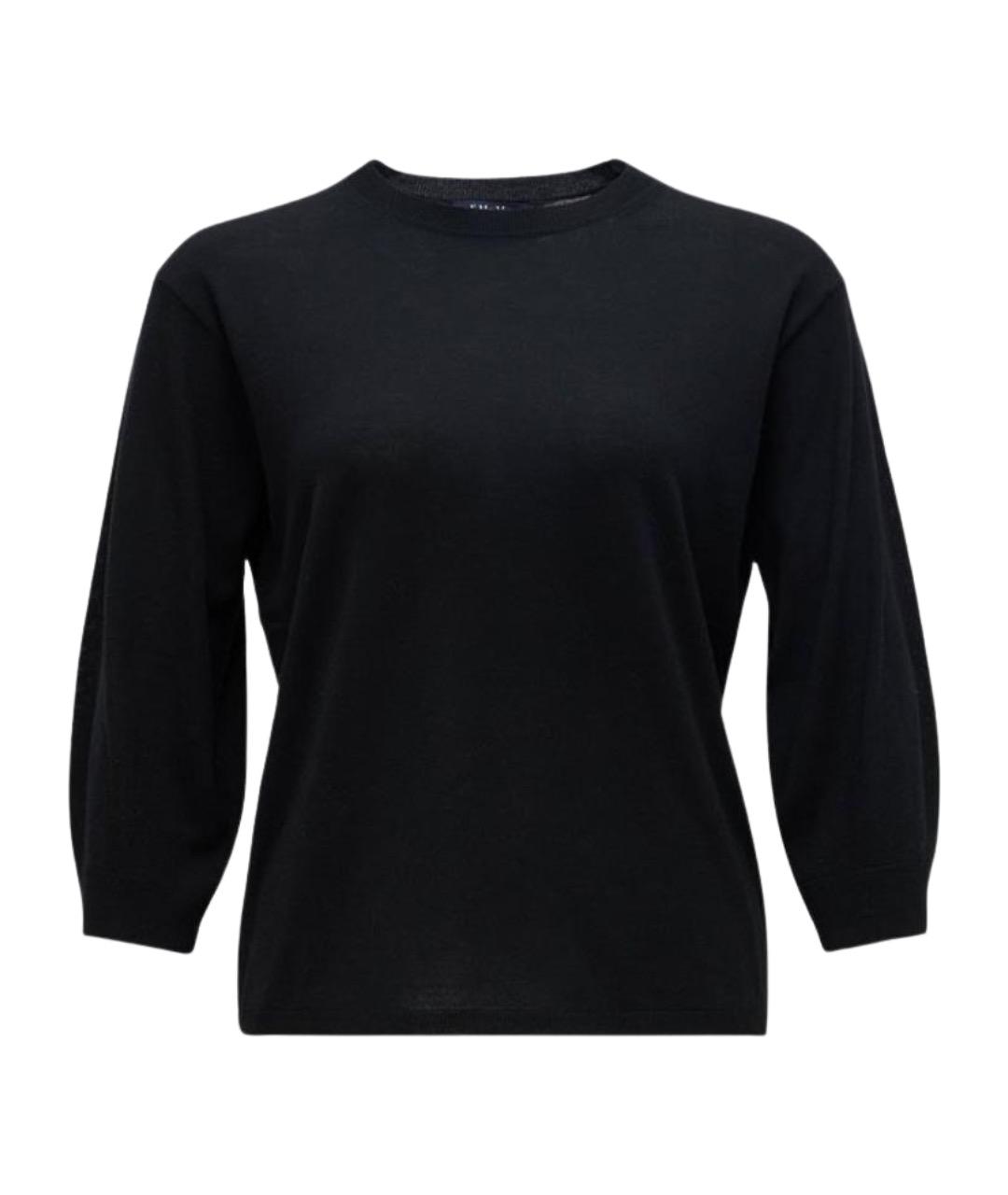 'S MAX MARA Черный шерстяной джемпер / свитер, фото 1