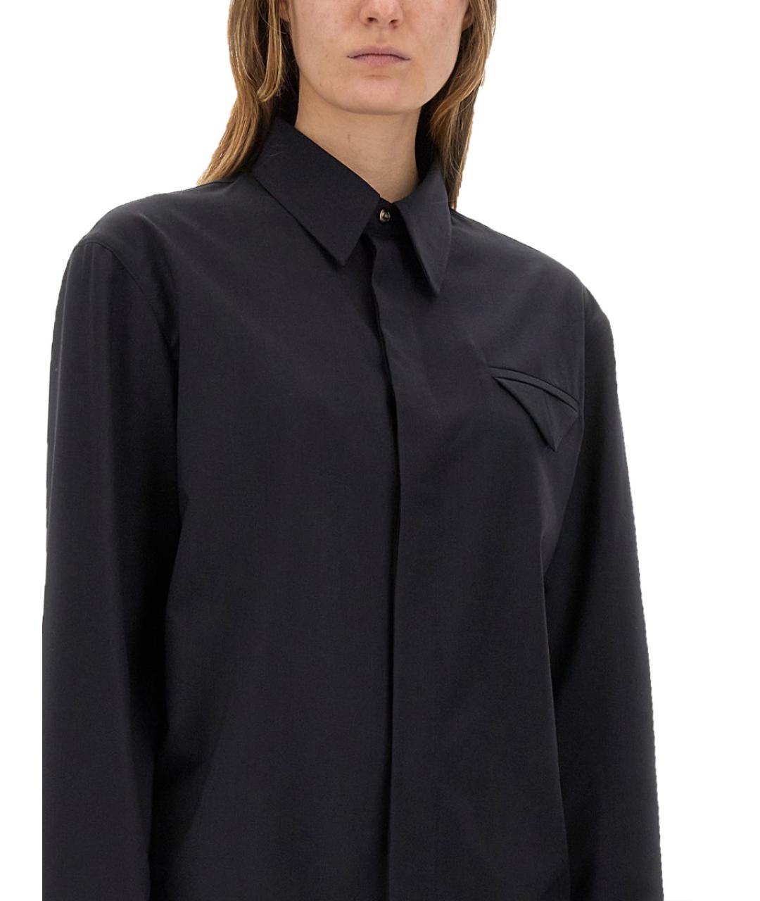 BOTTEGA VENETA Синяя шерстяная рубашка, фото 5