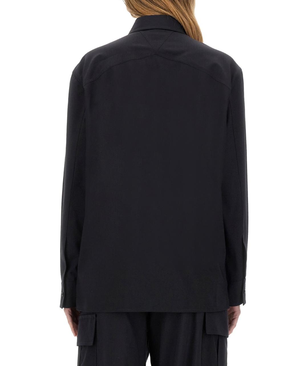 BOTTEGA VENETA Синяя шерстяная рубашка, фото 4