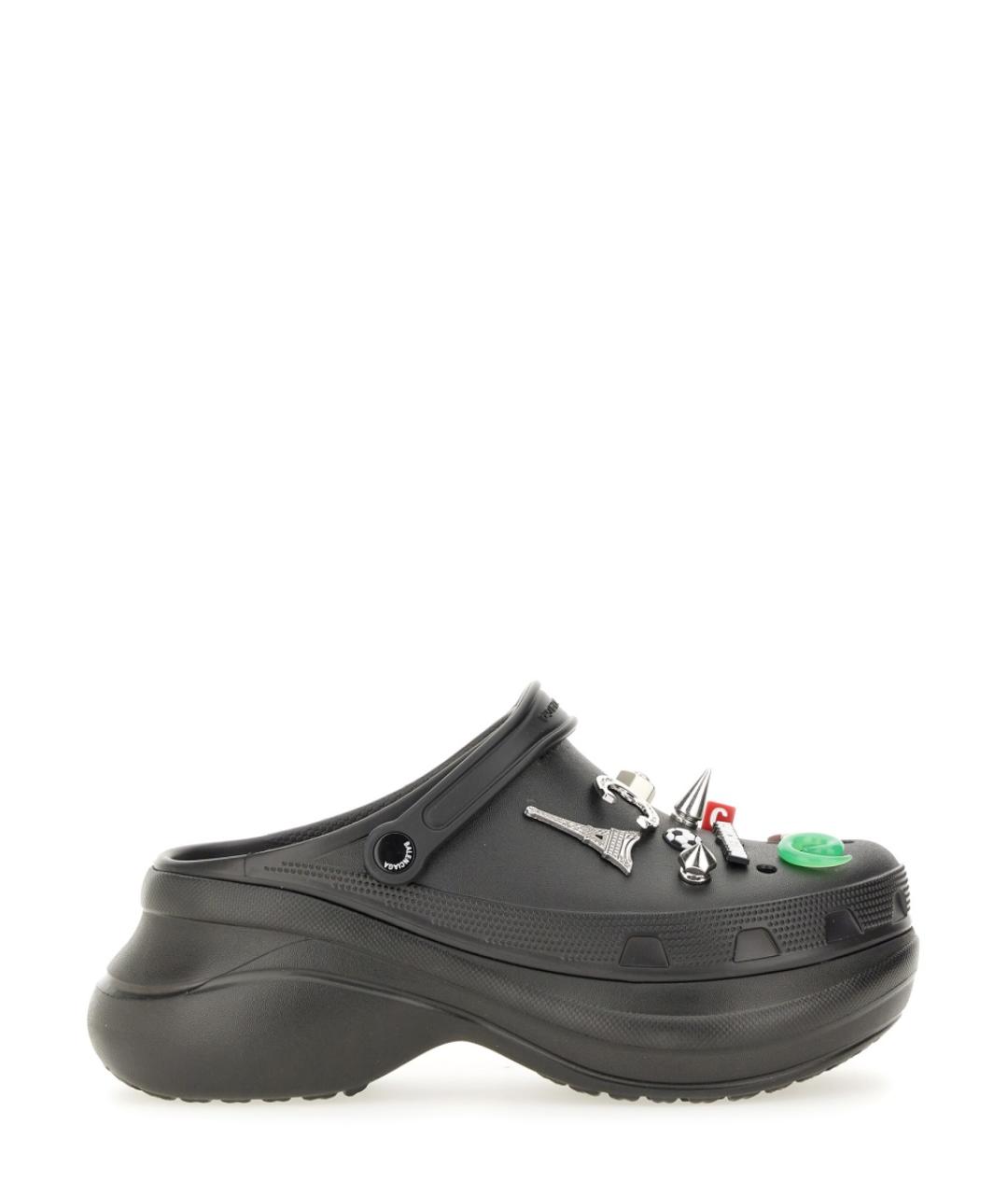 BALENCIAGA Черные шлепанцы, фото 1