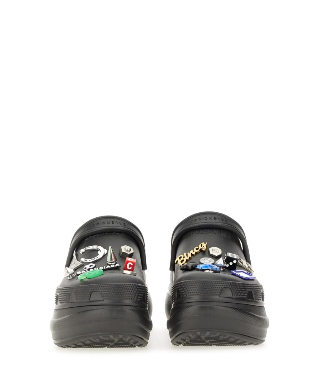 BALENCIAGA Черные шлепанцы, фото 4