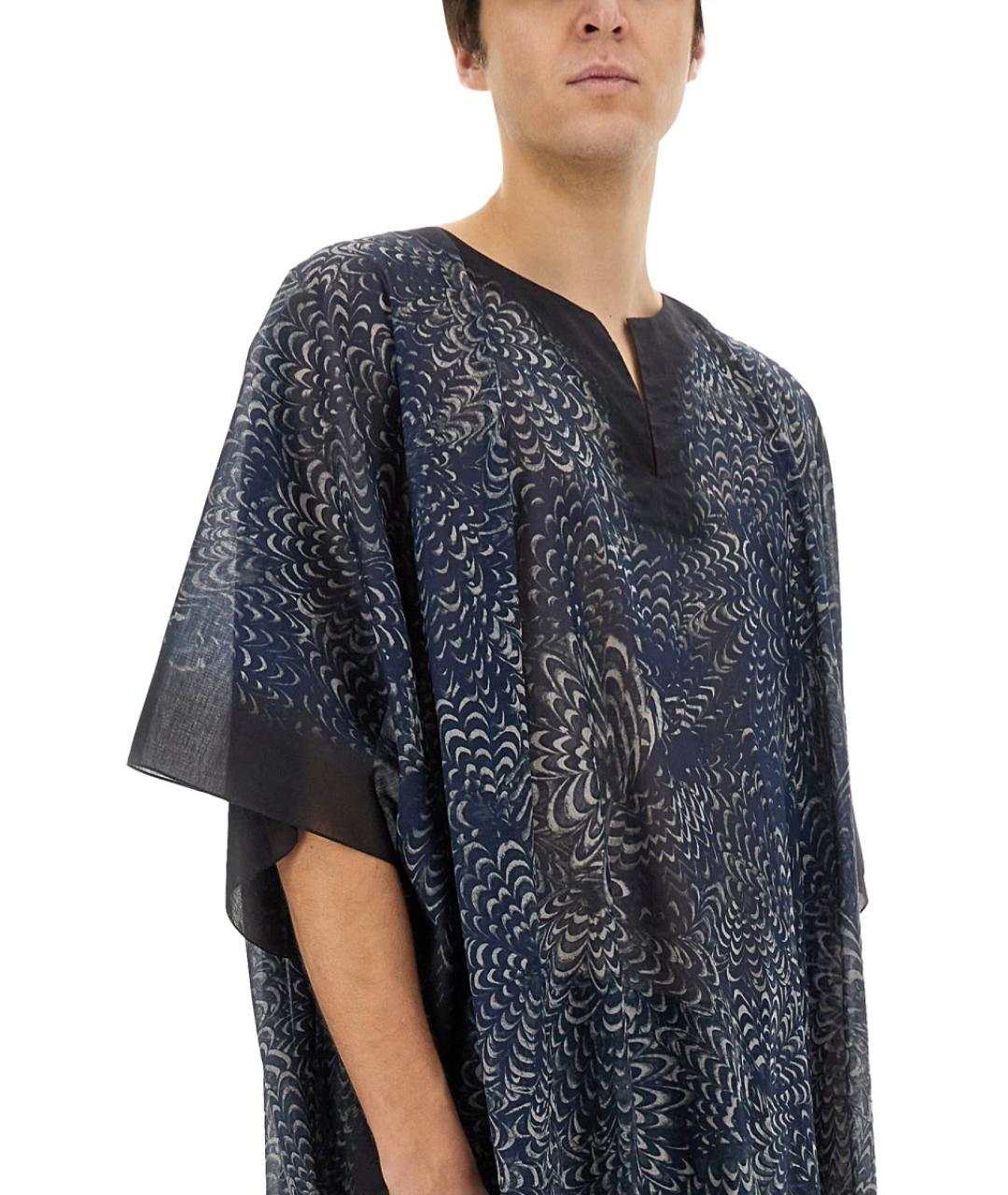 DRIES VAN NOTEN Синие хлопковые плавки, фото 5