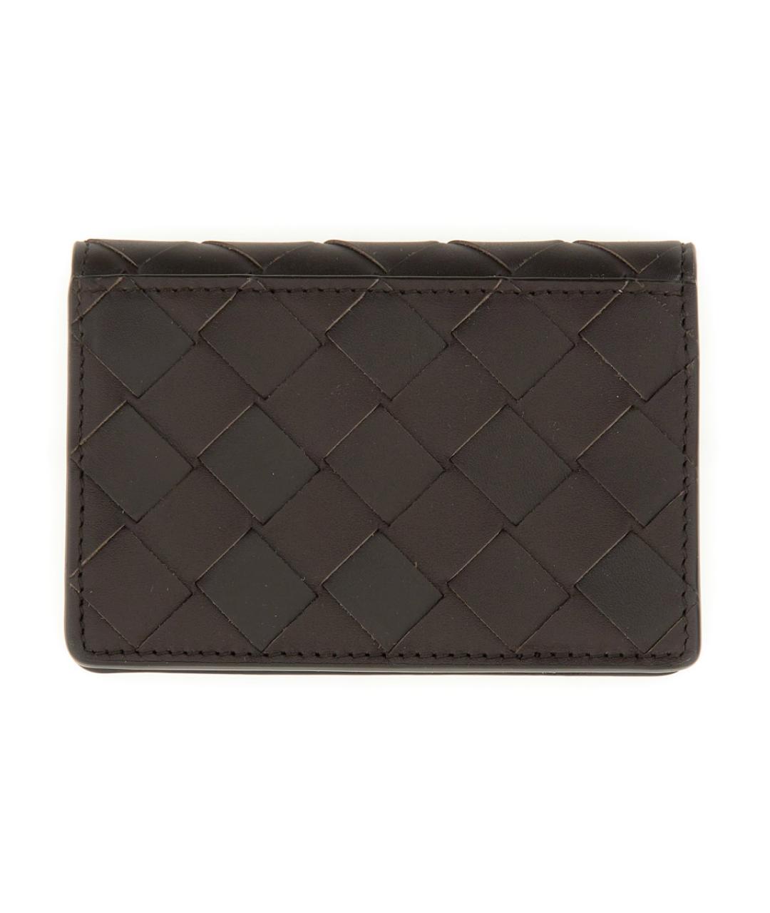 BOTTEGA VENETA Коричневый кожаный кошелек, фото 2