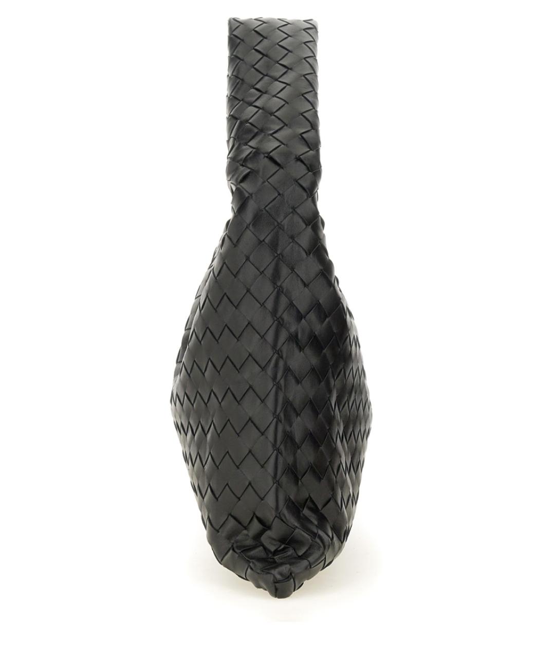 BOTTEGA VENETA Черная кожаная сумка тоут, фото 3