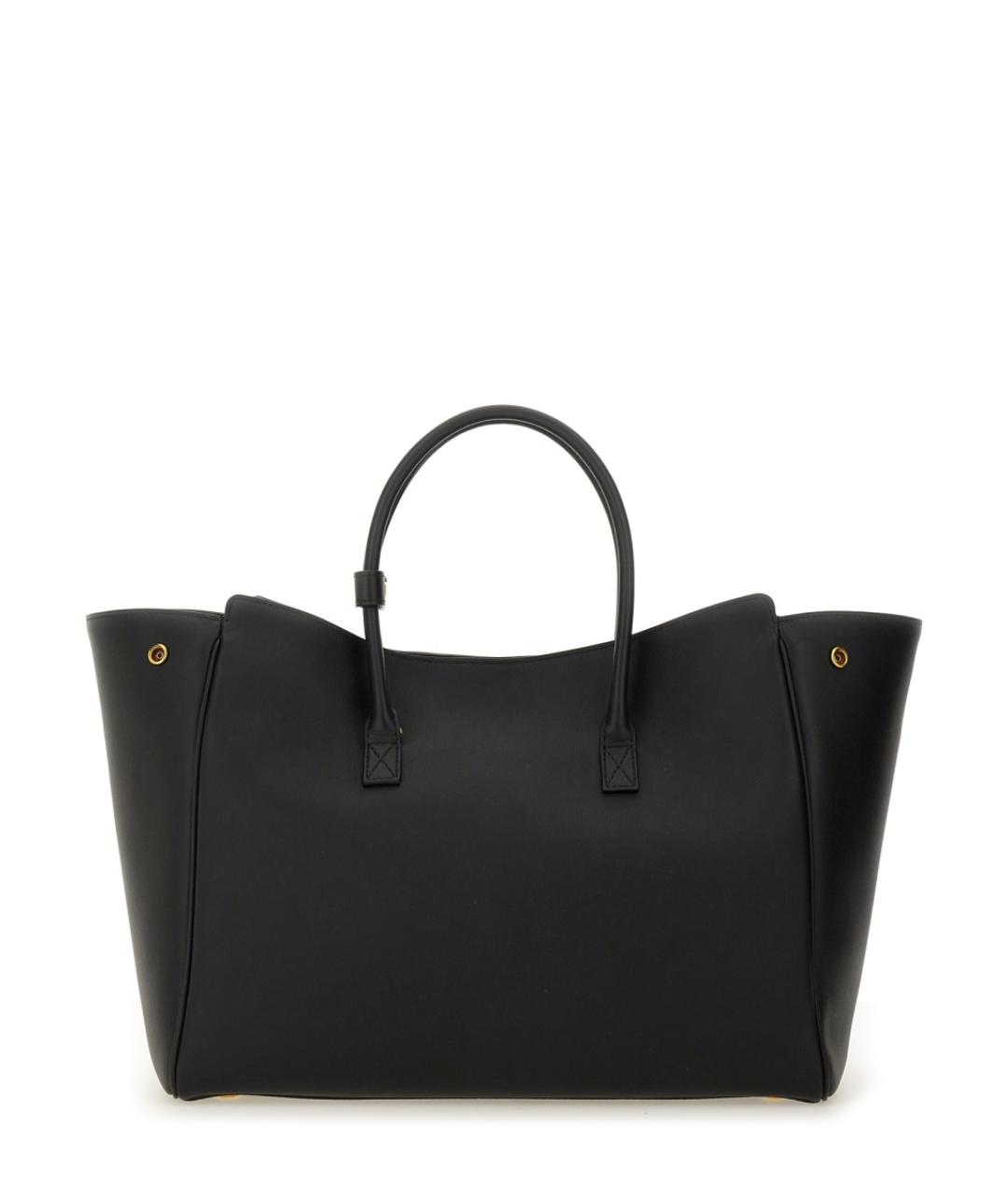 BALENCIAGA Черная кожаная сумка через плечо, фото 3