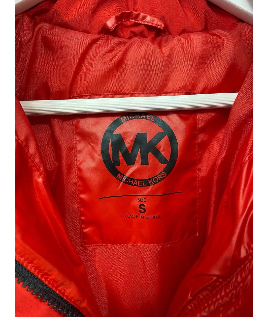 MICHAEL KORS Красный пуховик, фото 3
