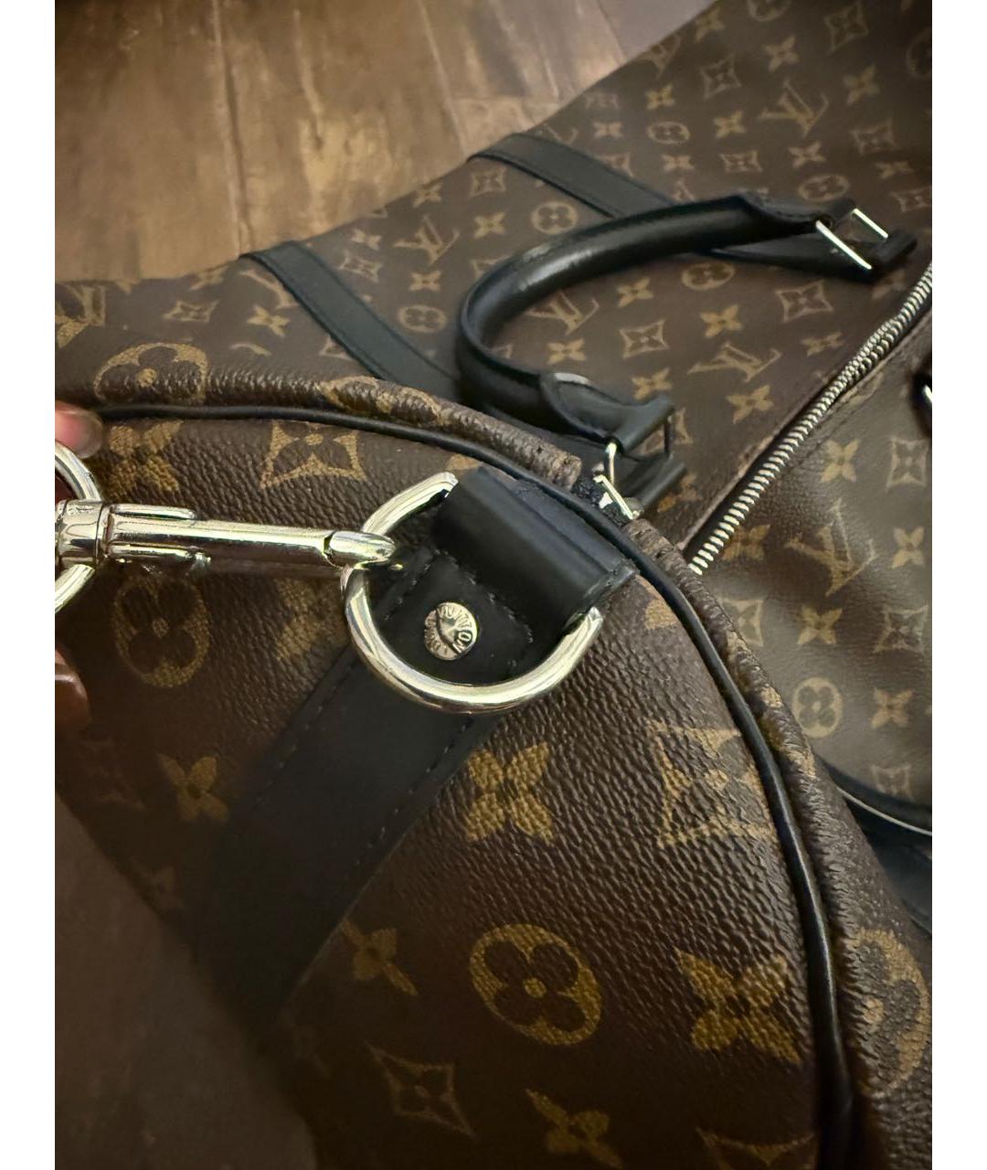 LOUIS VUITTON Коричневая дорожная/спортивная сумка, фото 3