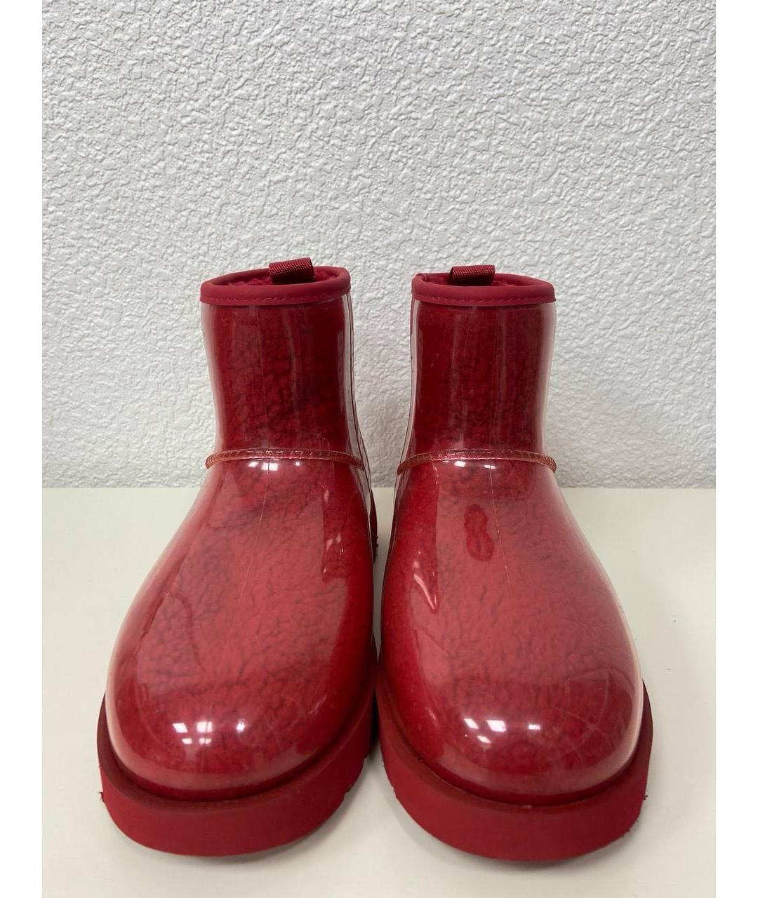 UGG AUSTRALIA Бордовые ботинки, фото 2