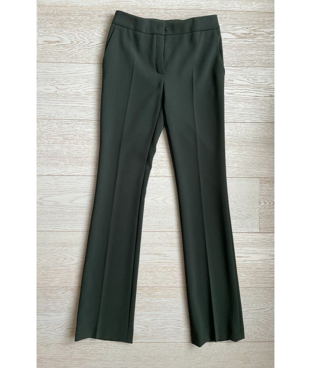 ESCADA Зеленые полиэстеровые брюки широкие, фото 9