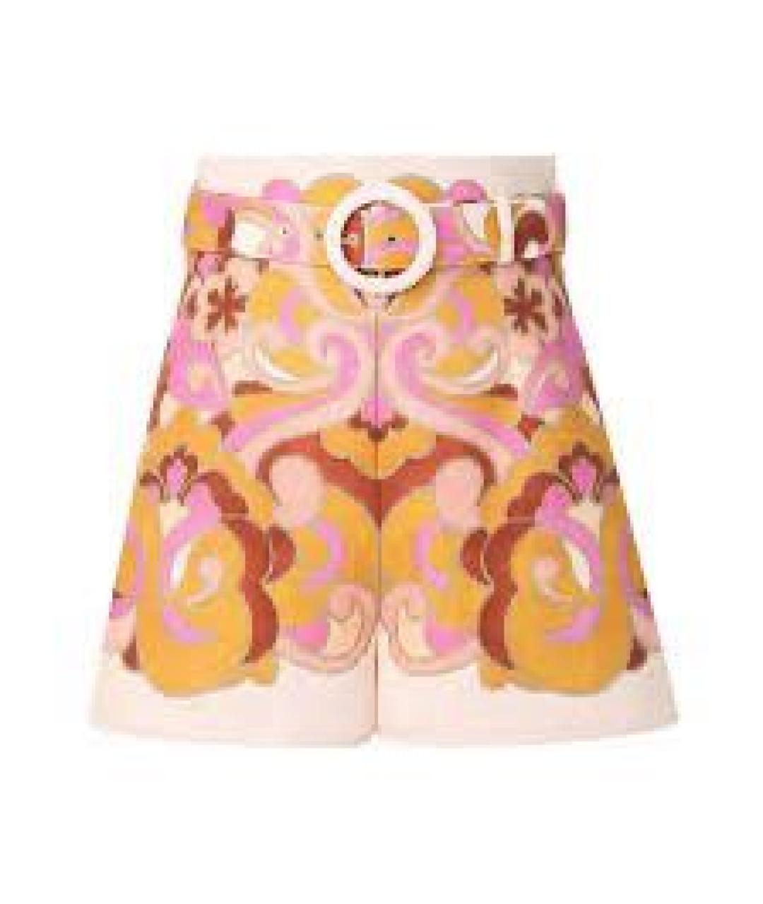 ZIMMERMANN Мульти хлопковые шорты, фото 6