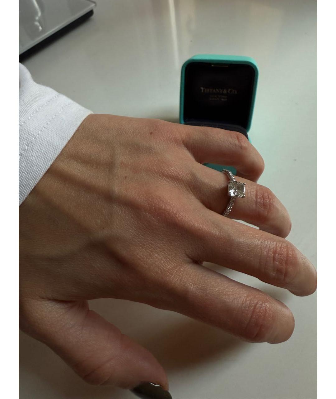TIFFANY&CO Серебряное кольцо из белого золота, фото 3