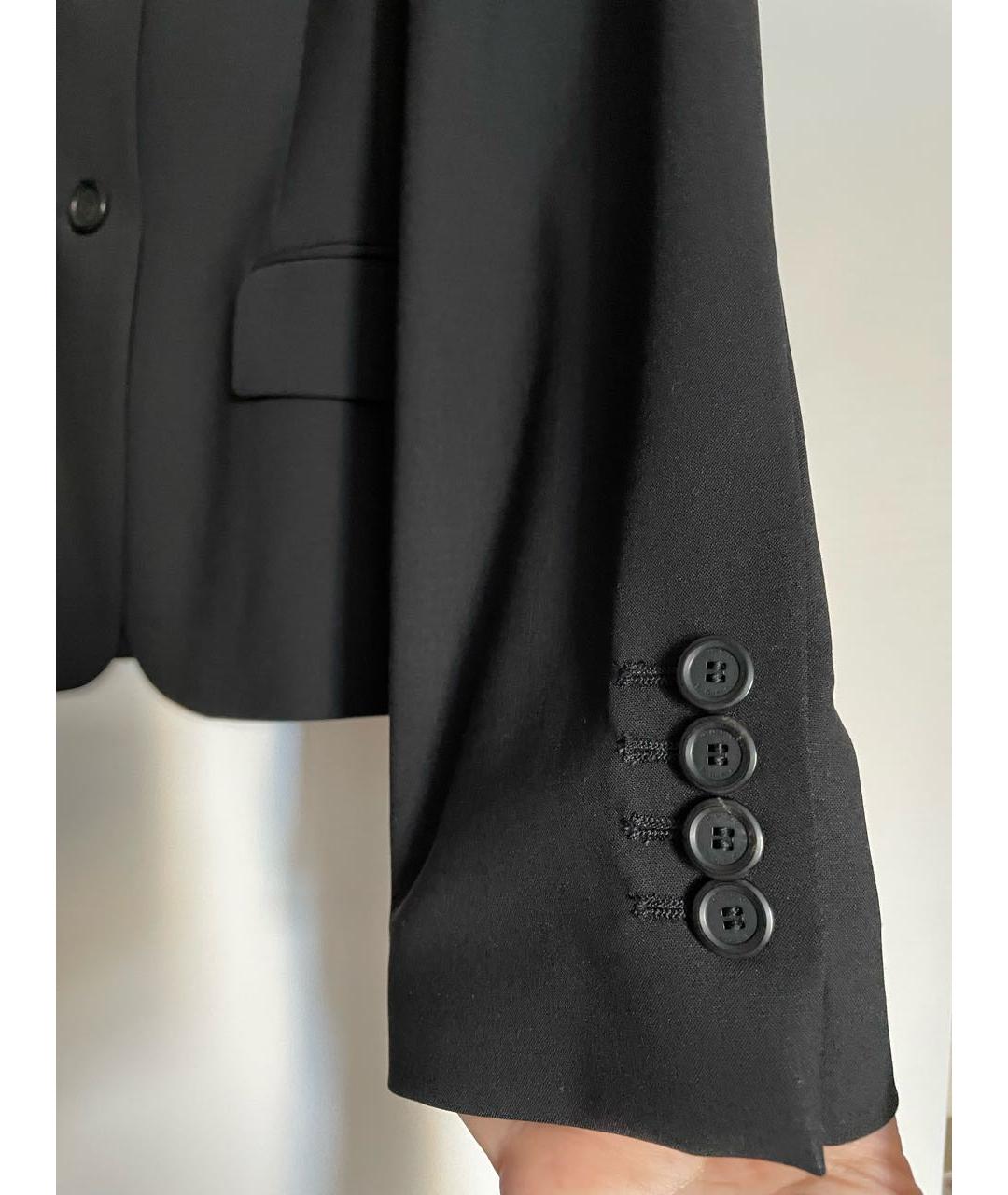 HUGO BOSS Черный шерстяной костюм с юбками, фото 4
