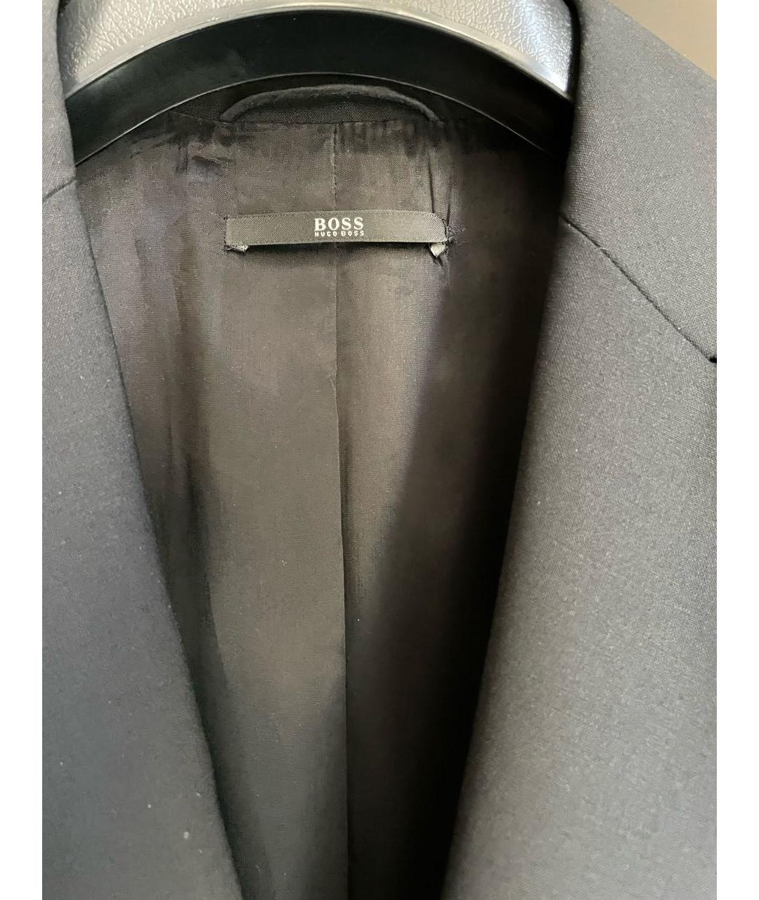 HUGO BOSS Черный шерстяной костюм с юбками, фото 3