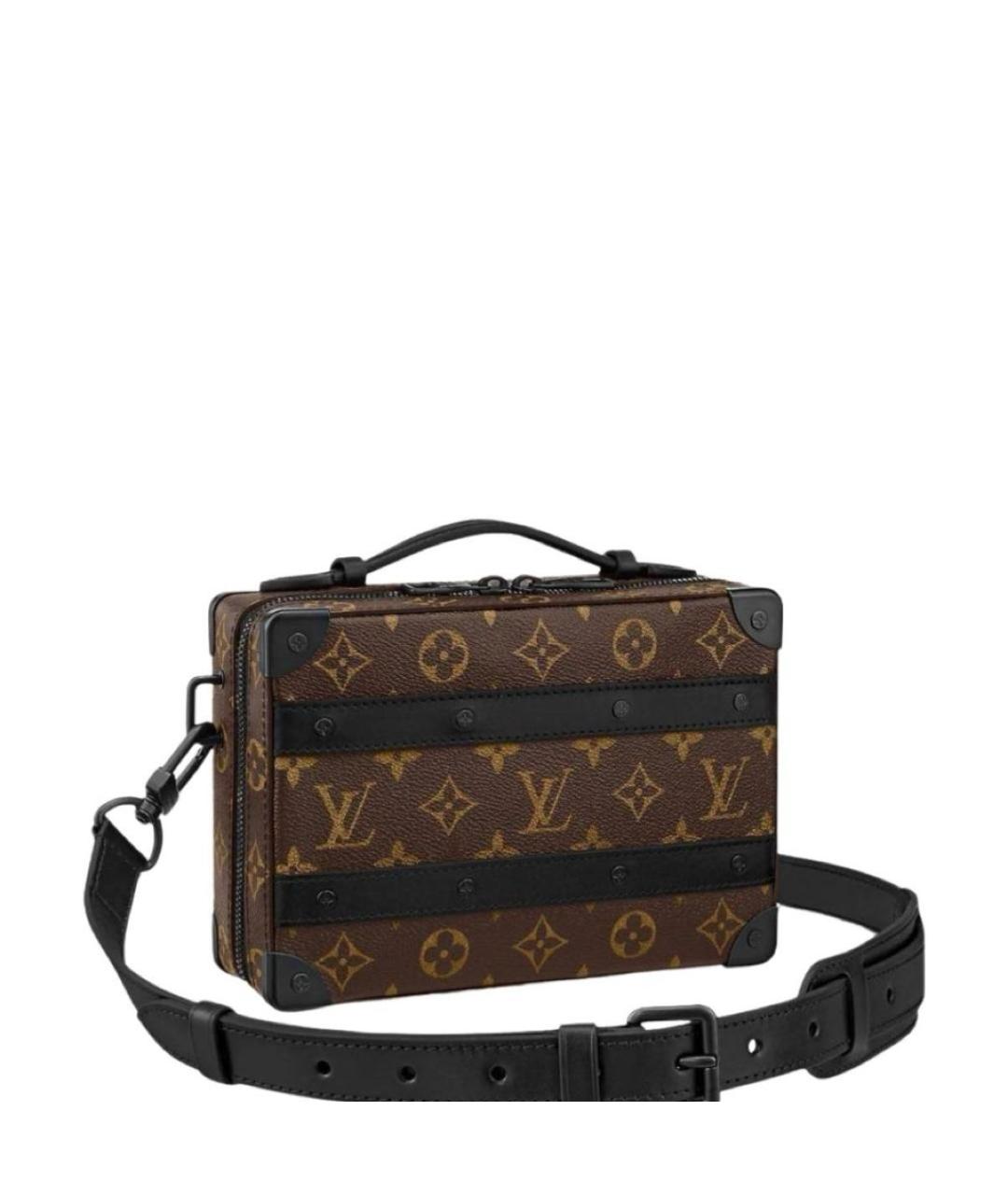 LOUIS VUITTON Коричневая кожаная сумка тоут, фото 1