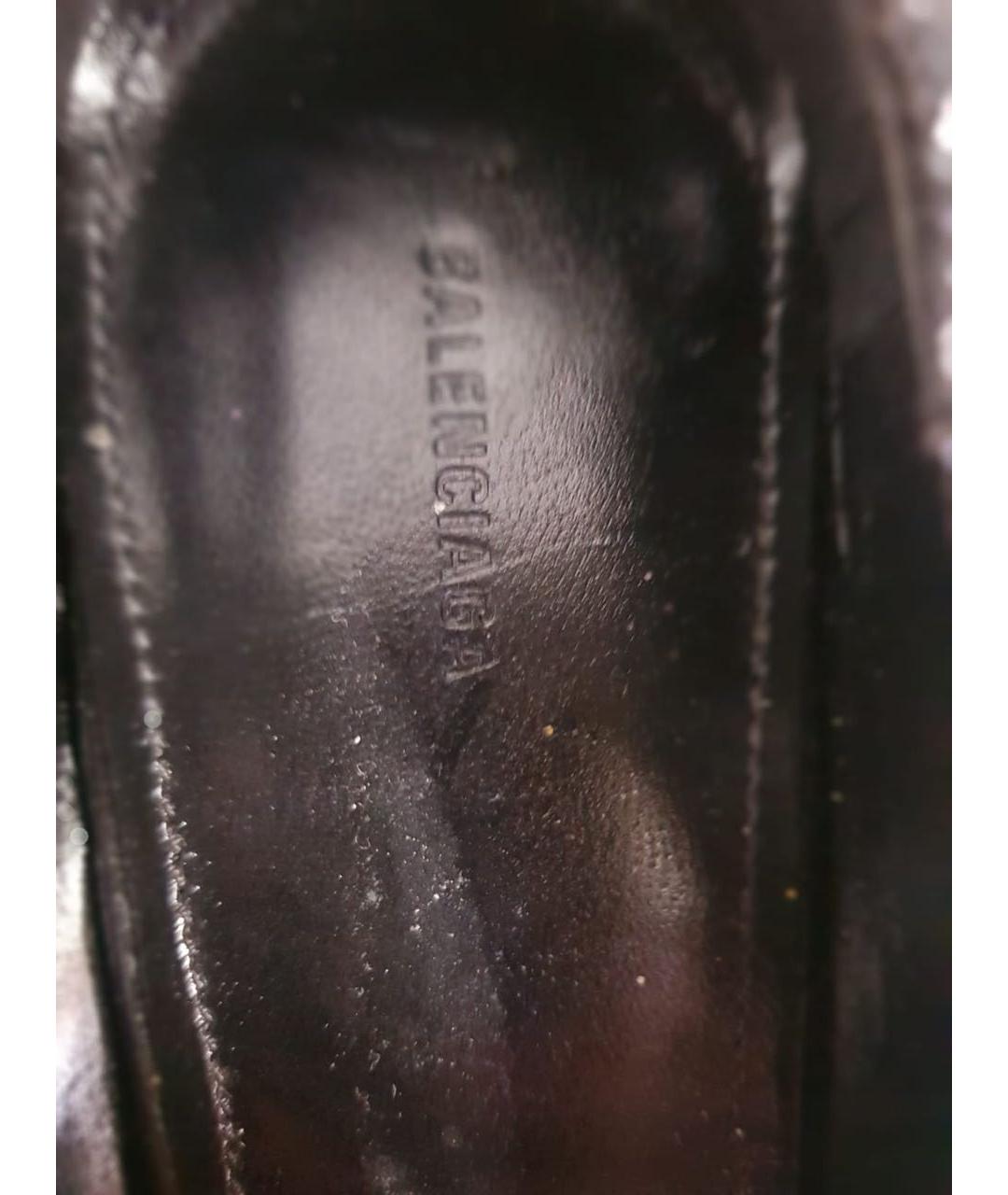 BALENCIAGA Черные текстильные туфли, фото 8