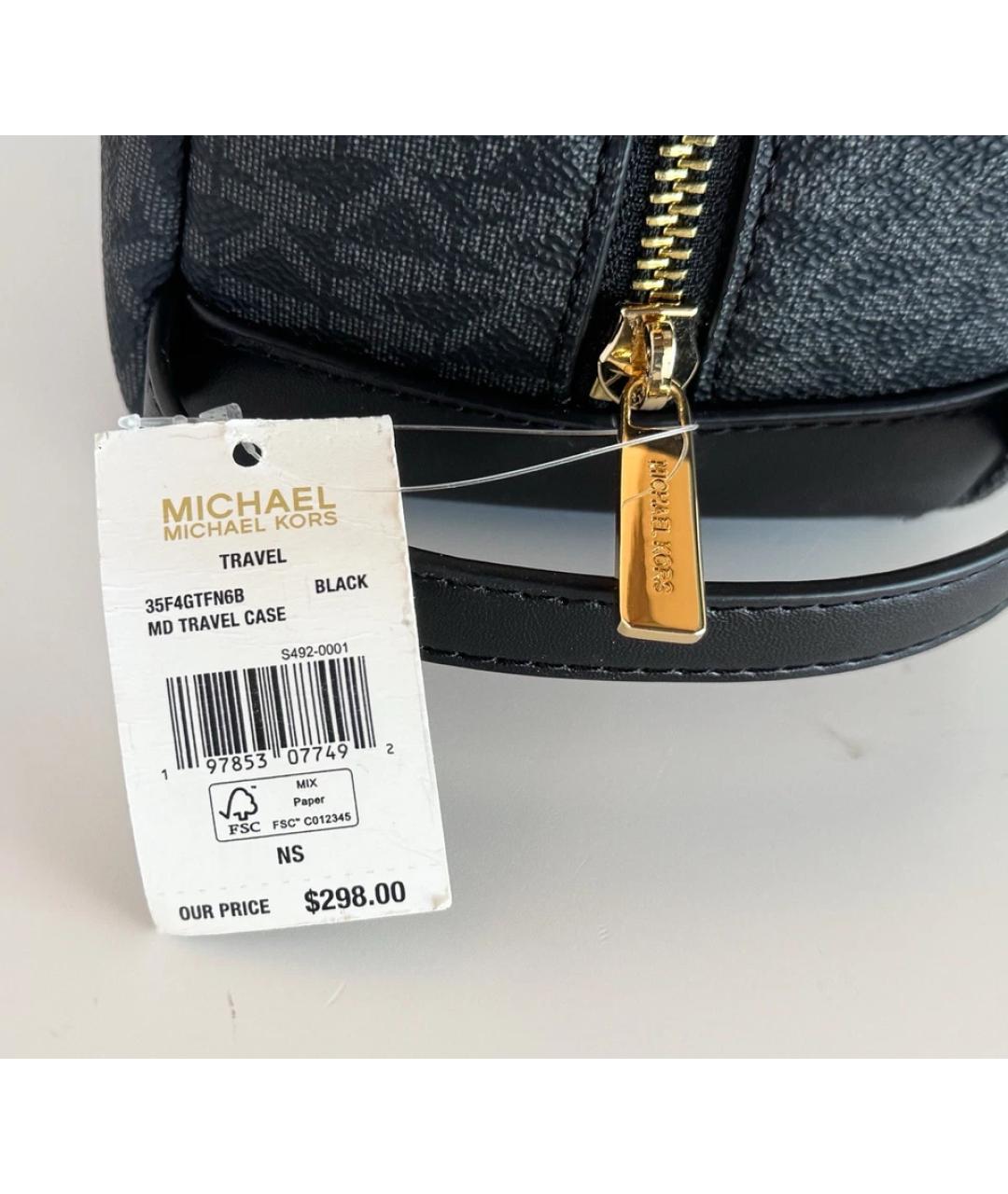 MICHAEL KORS Черная косметичка, фото 6