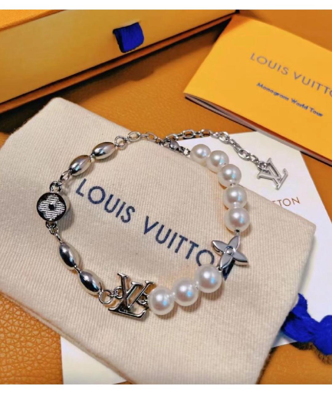 LOUIS VUITTON Серебрянный браслет, фото 3