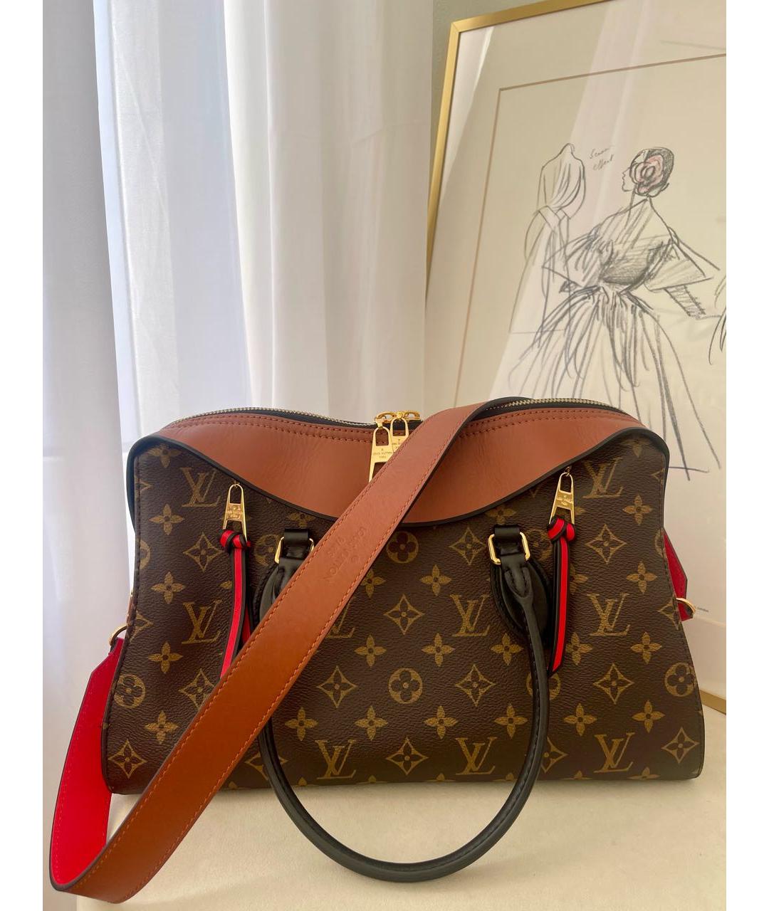 LOUIS VUITTON Коричневая сумка через плечо, фото 7