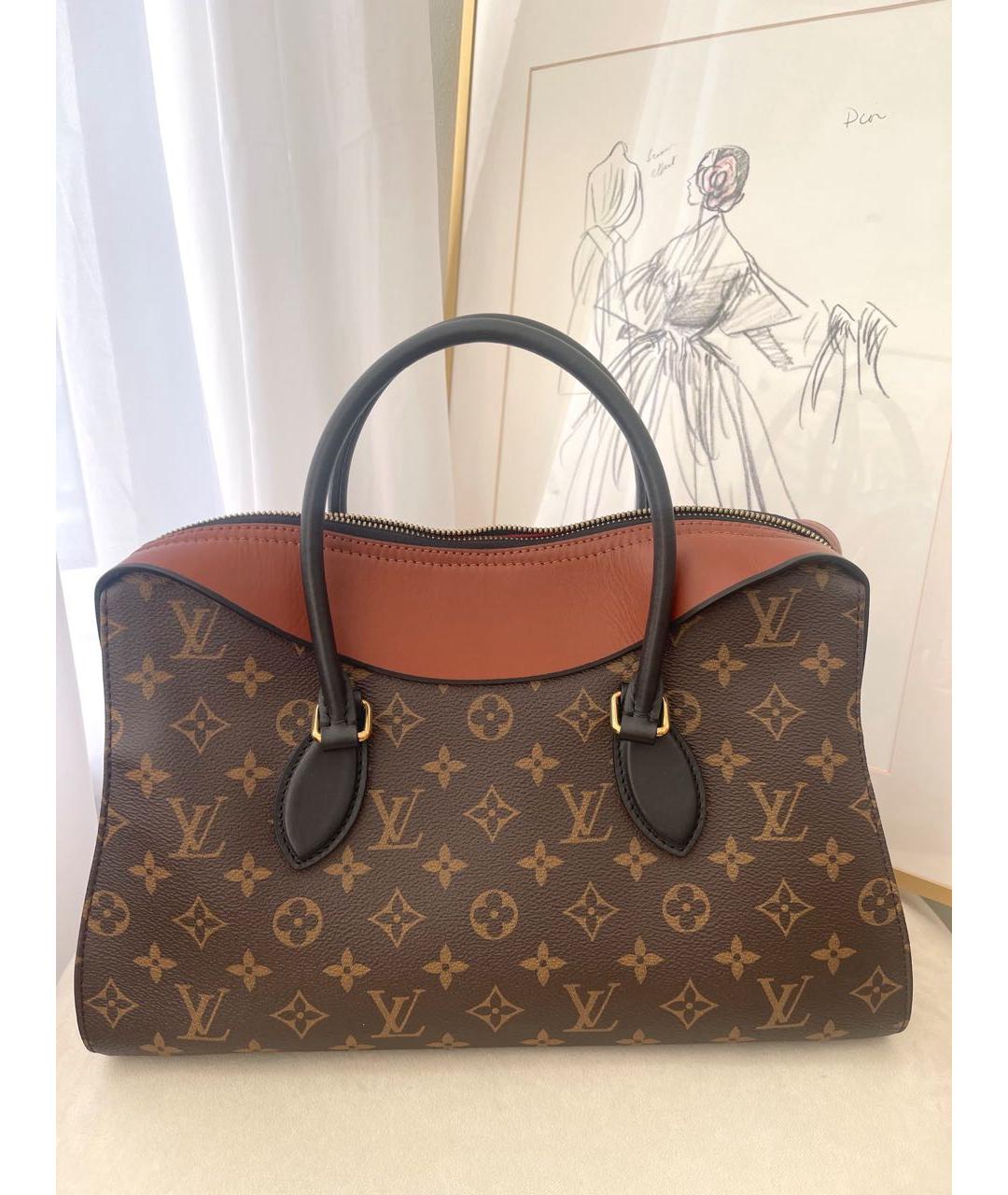 LOUIS VUITTON Коричневая сумка через плечо, фото 3