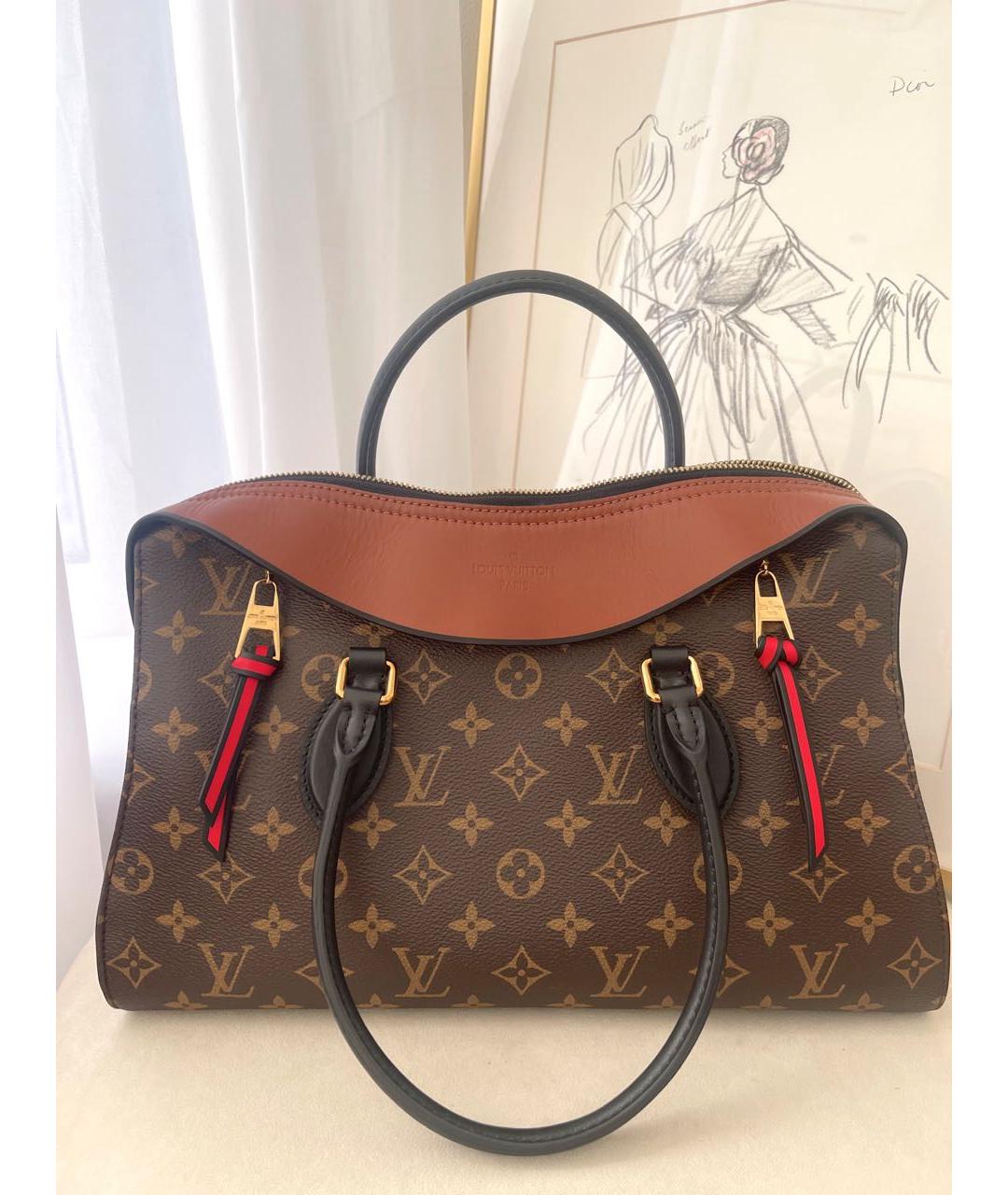 LOUIS VUITTON Коричневая сумка через плечо, фото 2