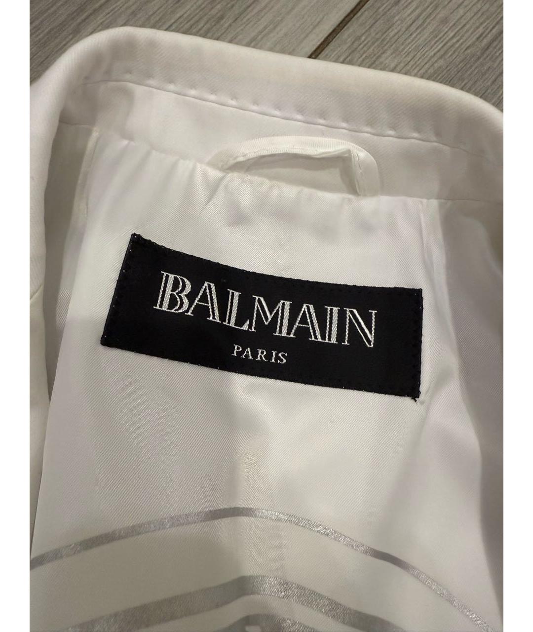 BALMAIN Белый жакет/пиджак, фото 3