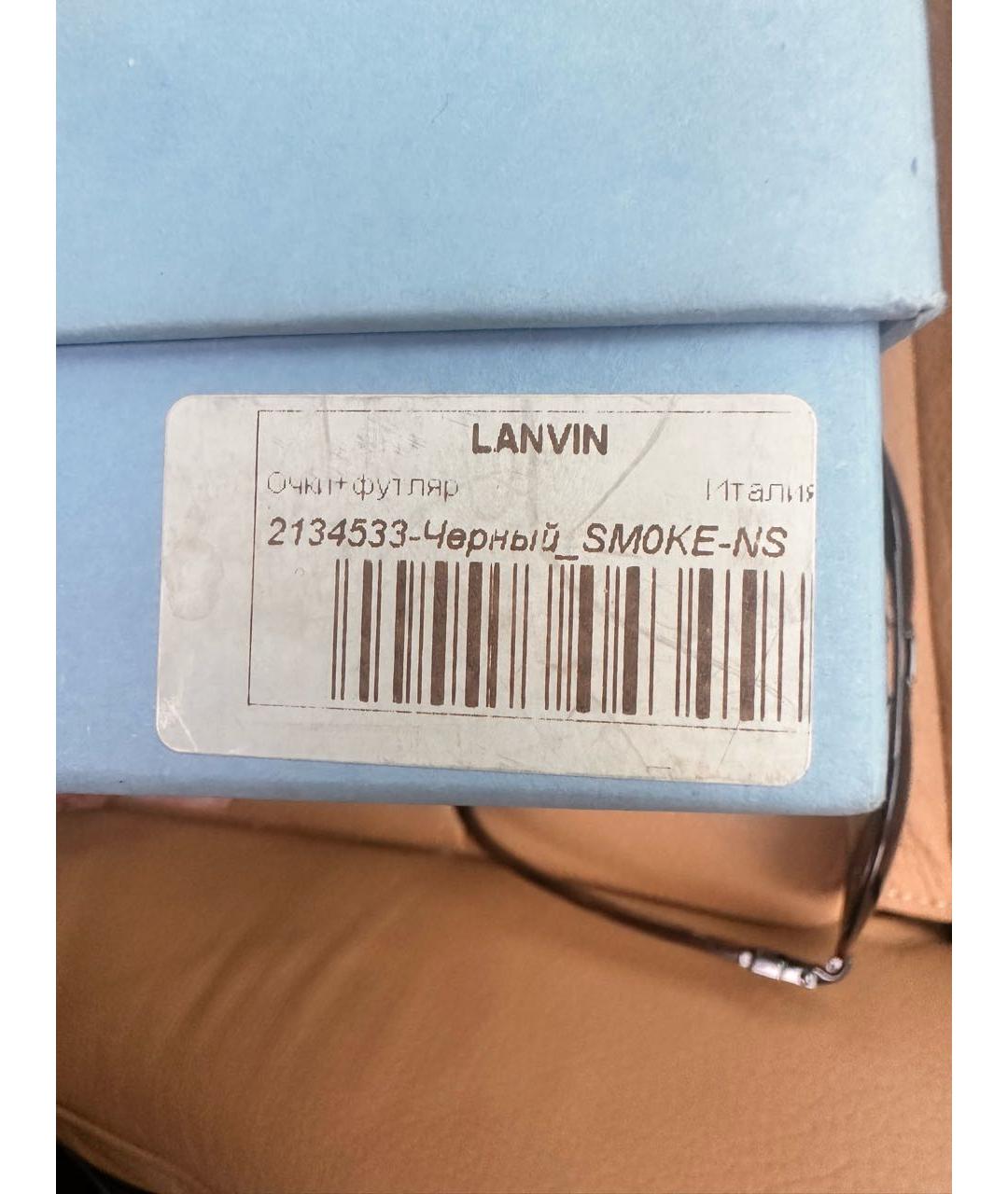 LANVIN Коричневые металлические солнцезащитные очки, фото 7