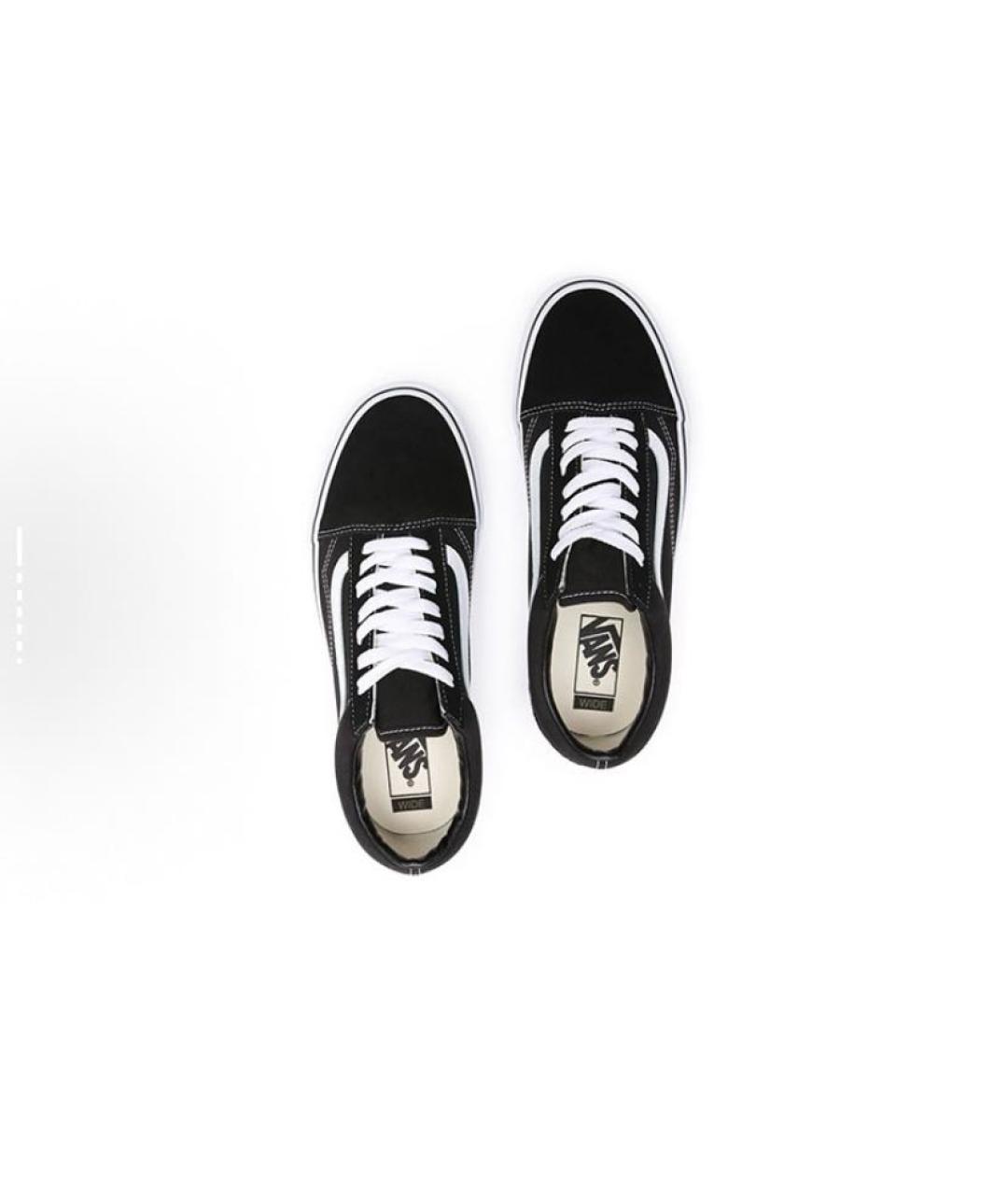 VANS Черные текстильные низкие кроссовки / кеды, фото 4