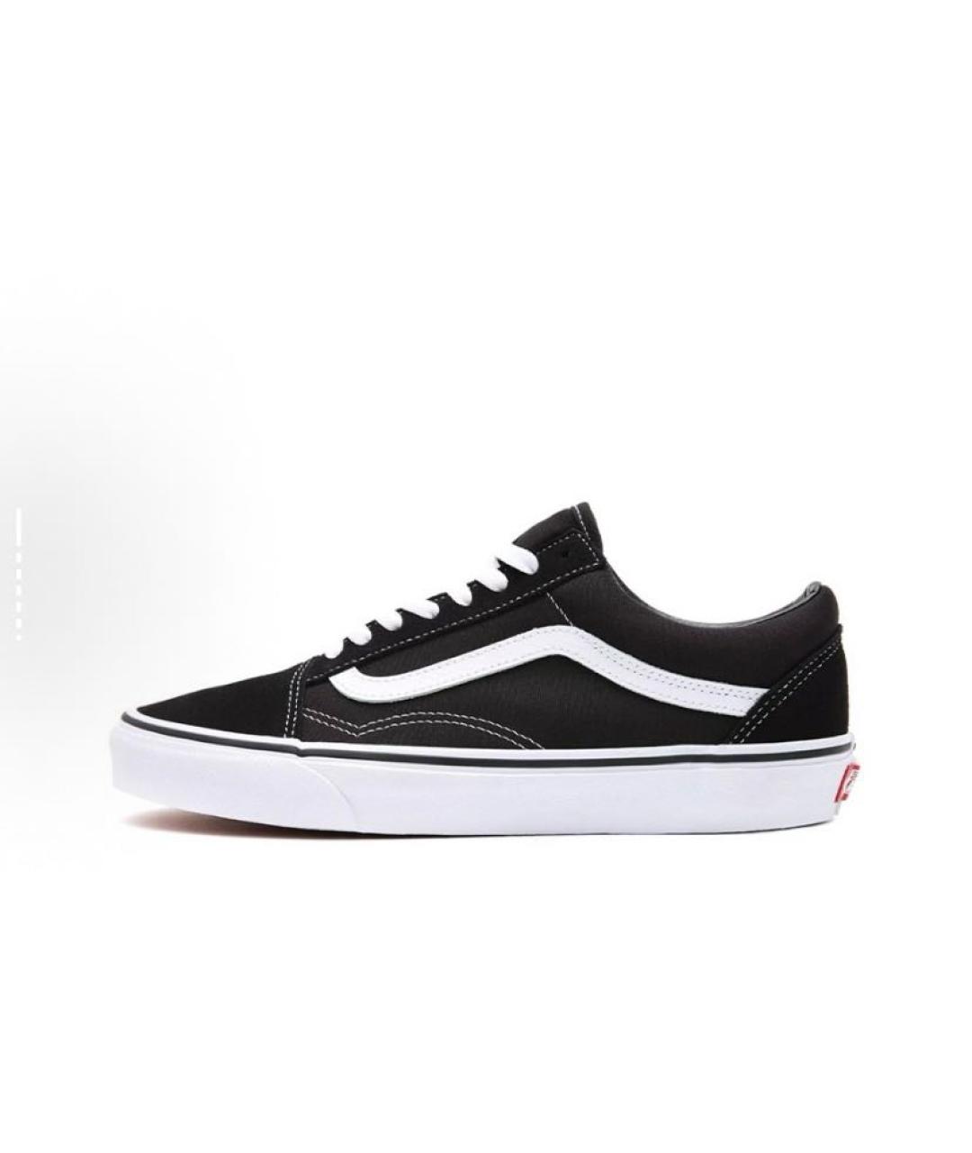 VANS Черные текстильные низкие кроссовки / кеды, фото 2