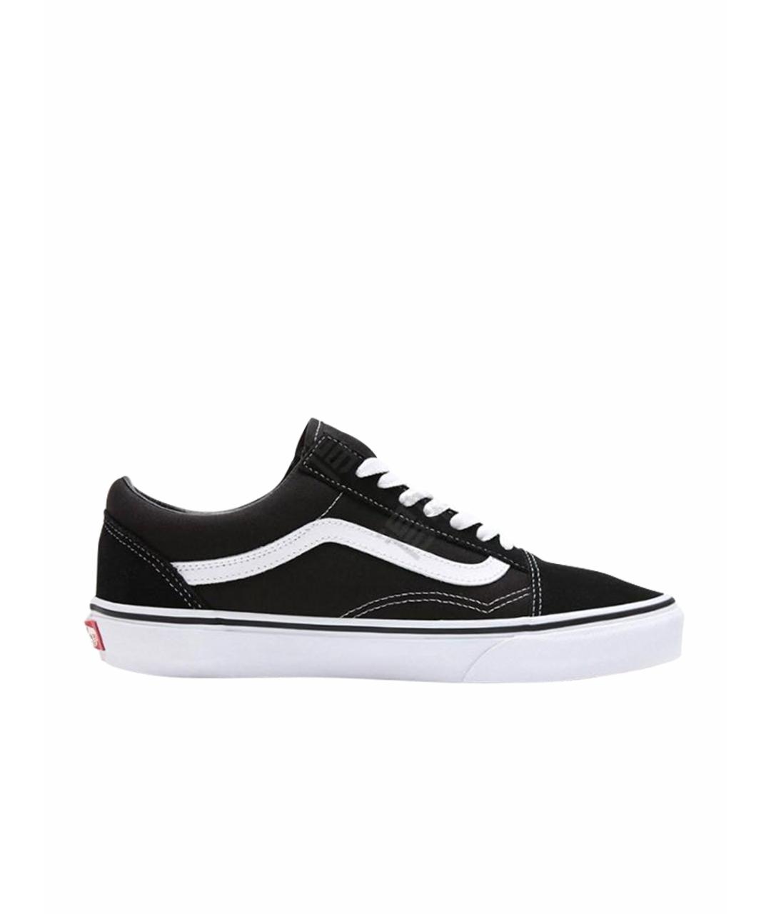 VANS Черные текстильные низкие кроссовки / кеды, фото 1