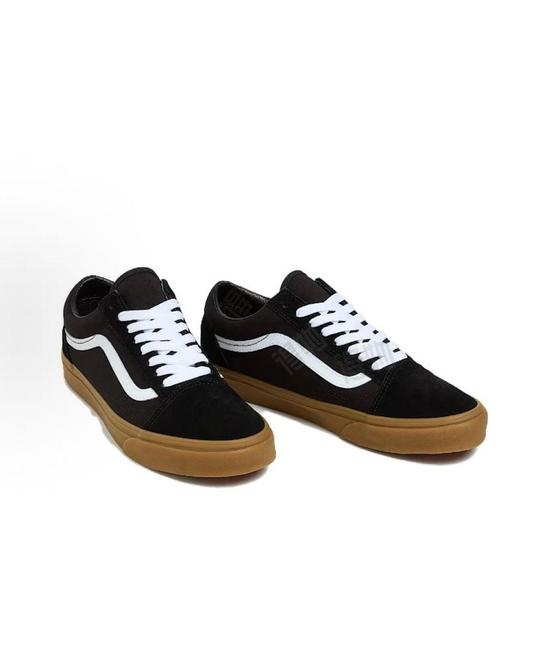 VANS Черные текстильные низкие кроссовки / кеды, фото 3