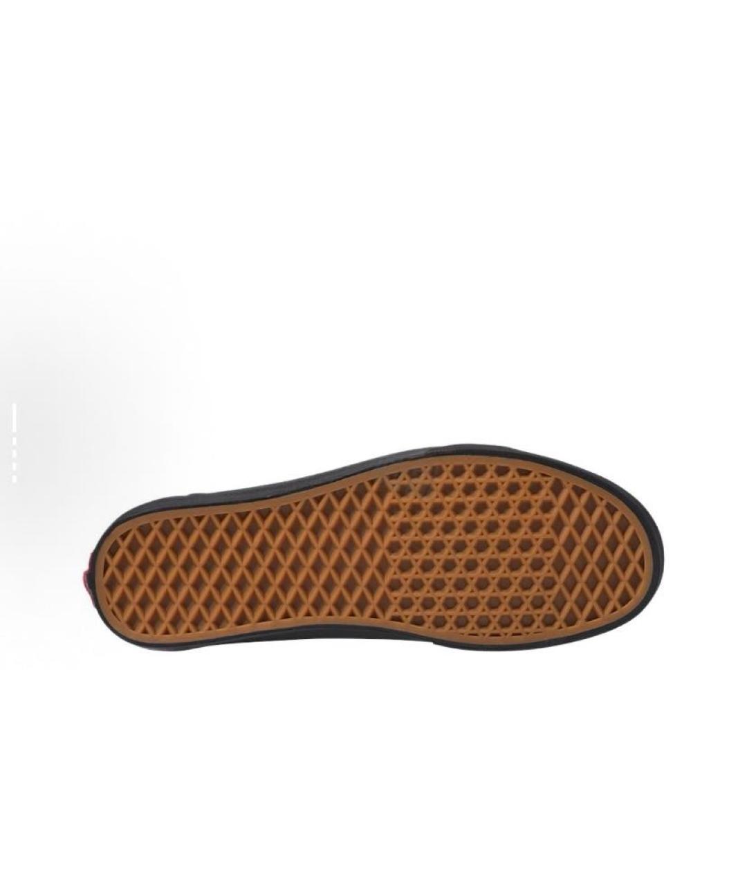 VANS Черные текстильные низкие кроссовки / кеды, фото 5