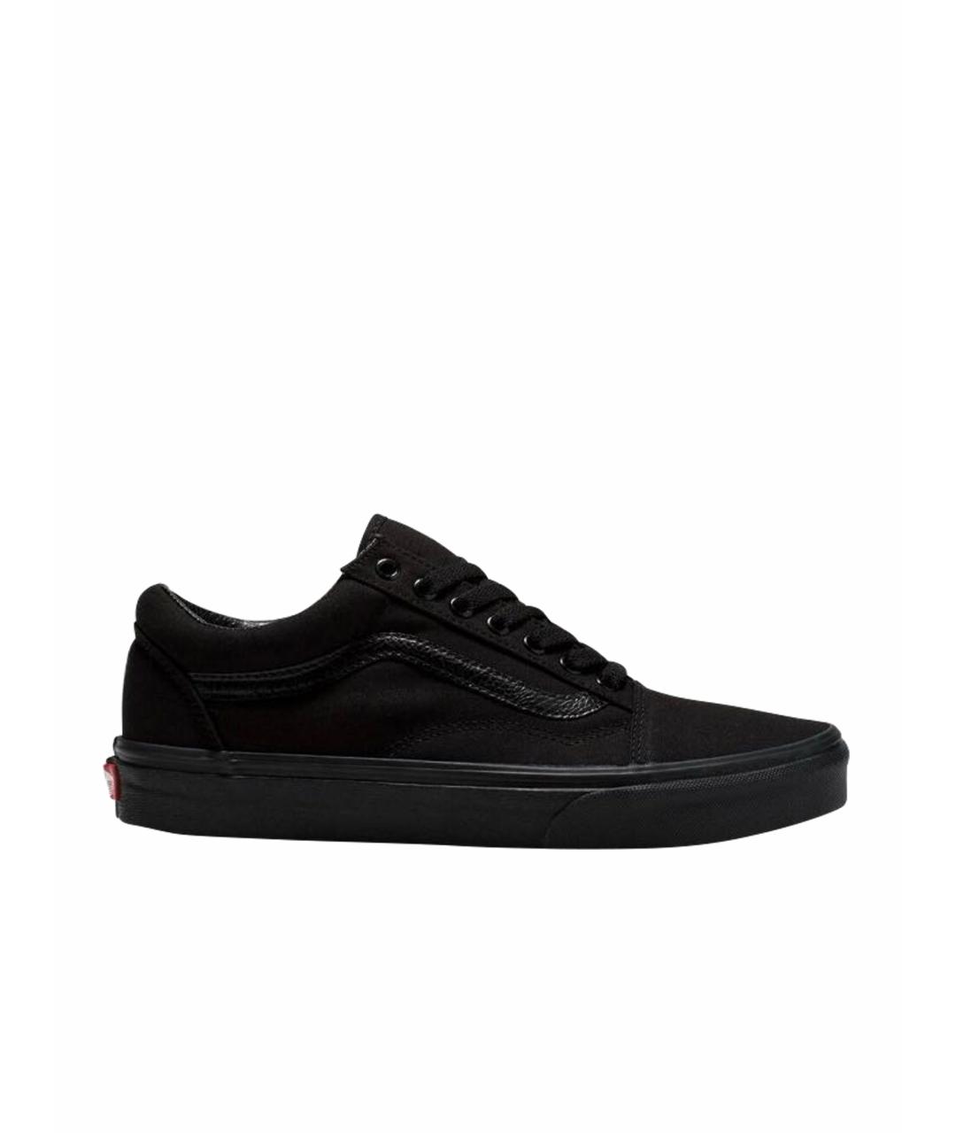 VANS Черные текстильные низкие кроссовки / кеды, фото 1