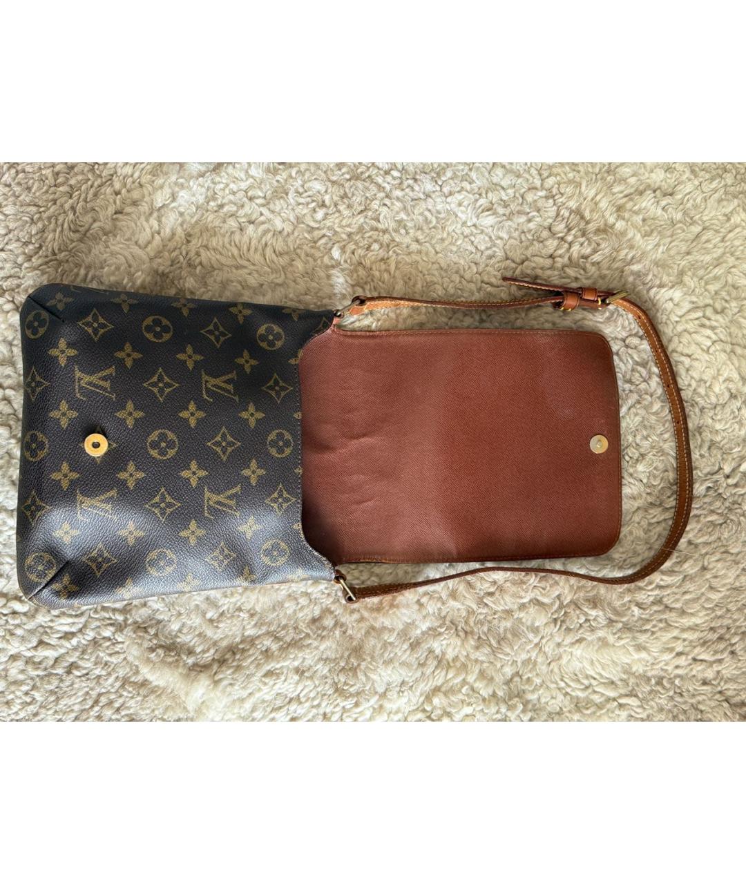 LOUIS VUITTON Коричневая сумка через плечо, фото 6