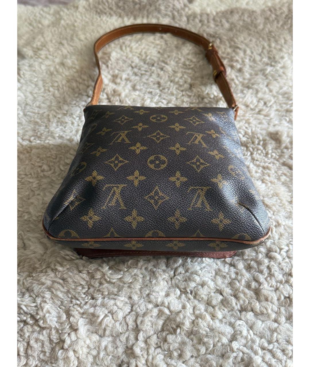 LOUIS VUITTON Коричневая сумка через плечо, фото 3