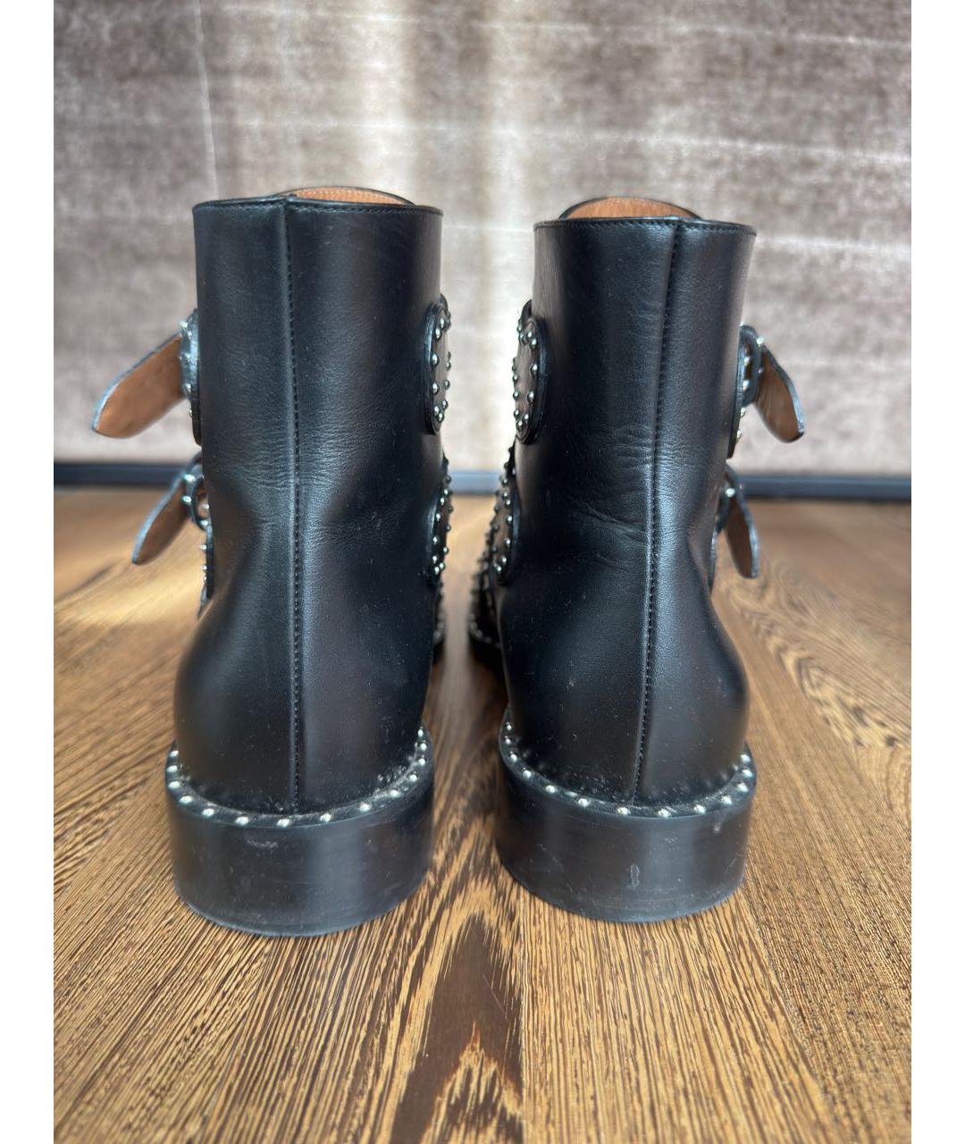 GIVENCHY Черные кожаные ботинки, фото 4