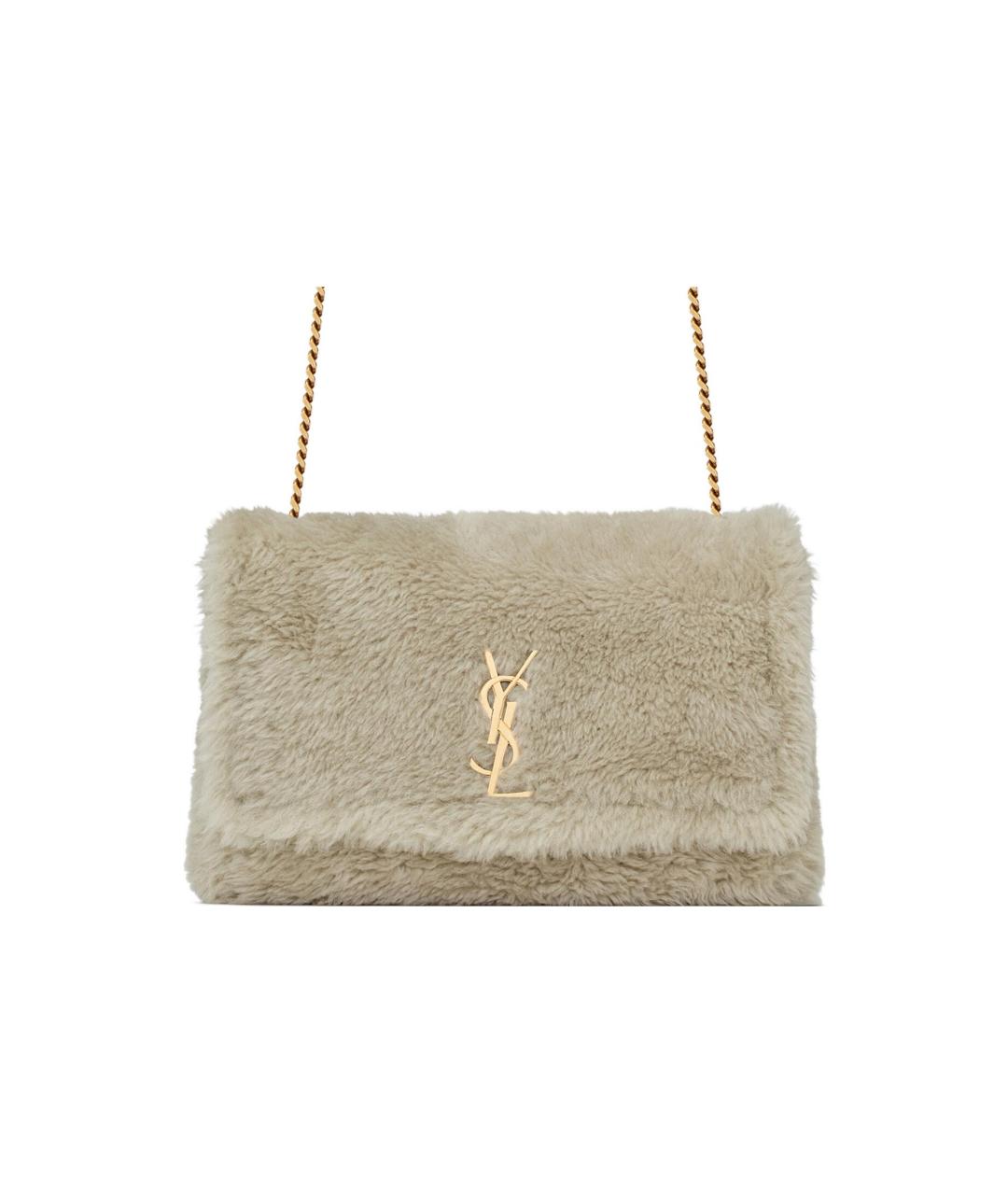 SAINT LAURENT Бежевая сумка через плечо, фото 2