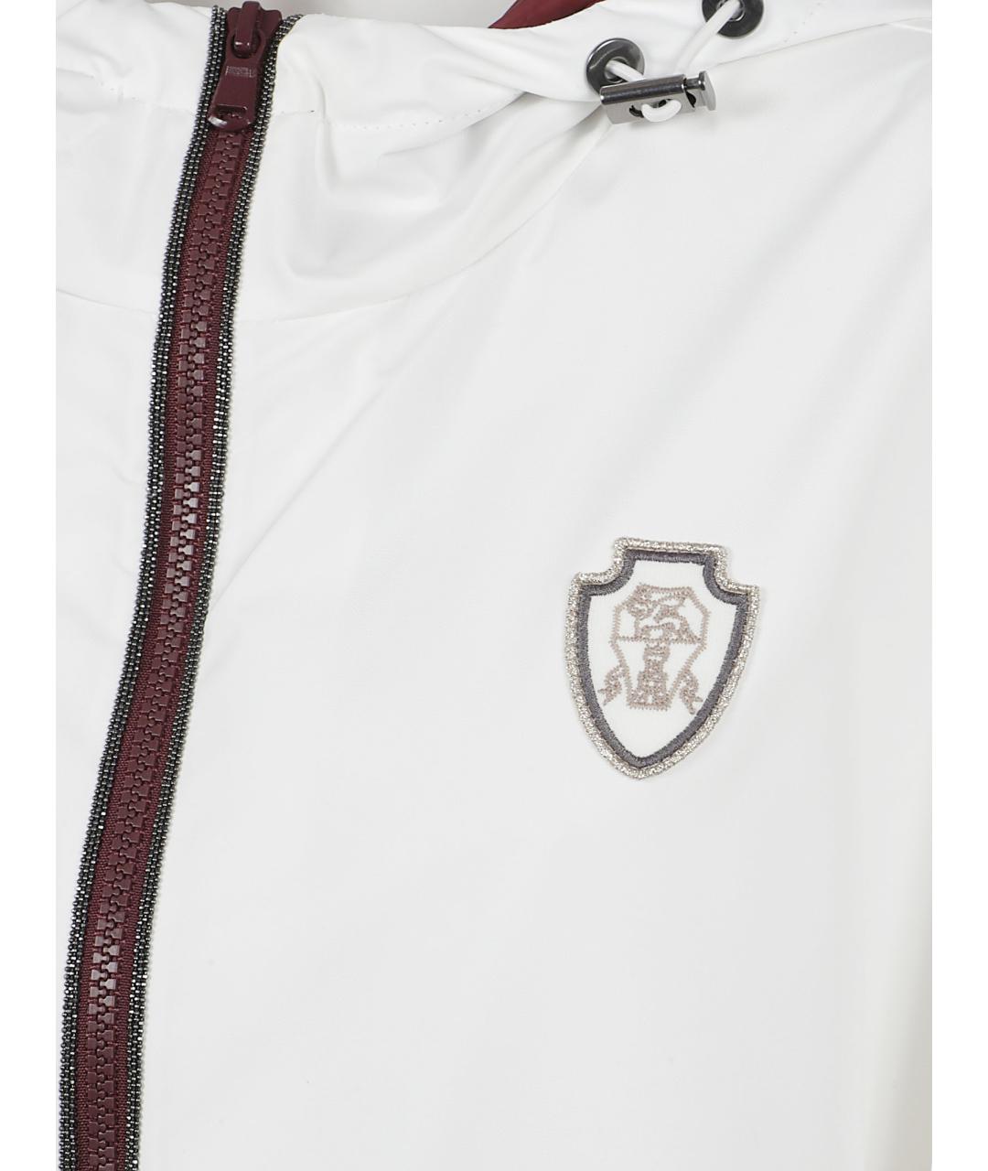 BRUNELLO CUCINELLI Белая полиэстеровая куртка, фото 2