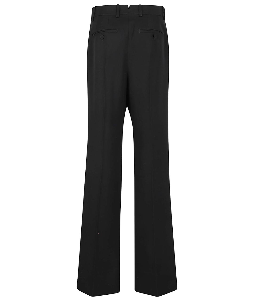 TOM FORD Черные шерстяные прямые брюки, фото 3