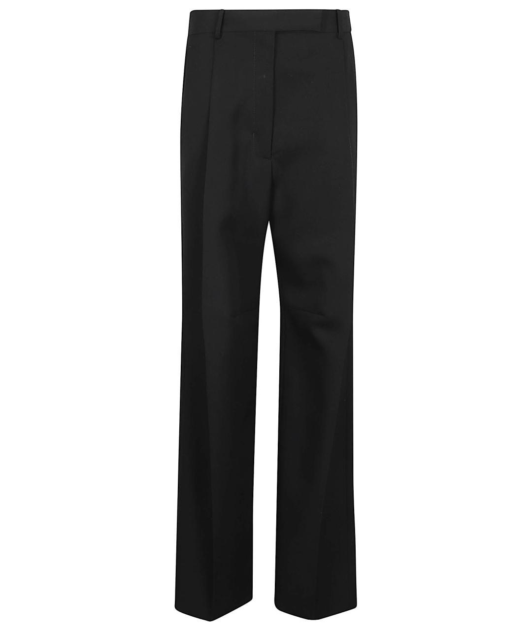 TOM FORD Черные шерстяные прямые брюки, фото 1