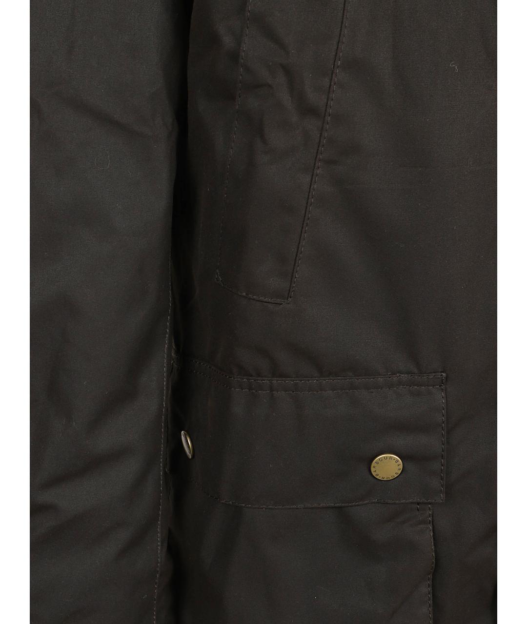 BARBOUR Коричневая хлопковая куртка, фото 2