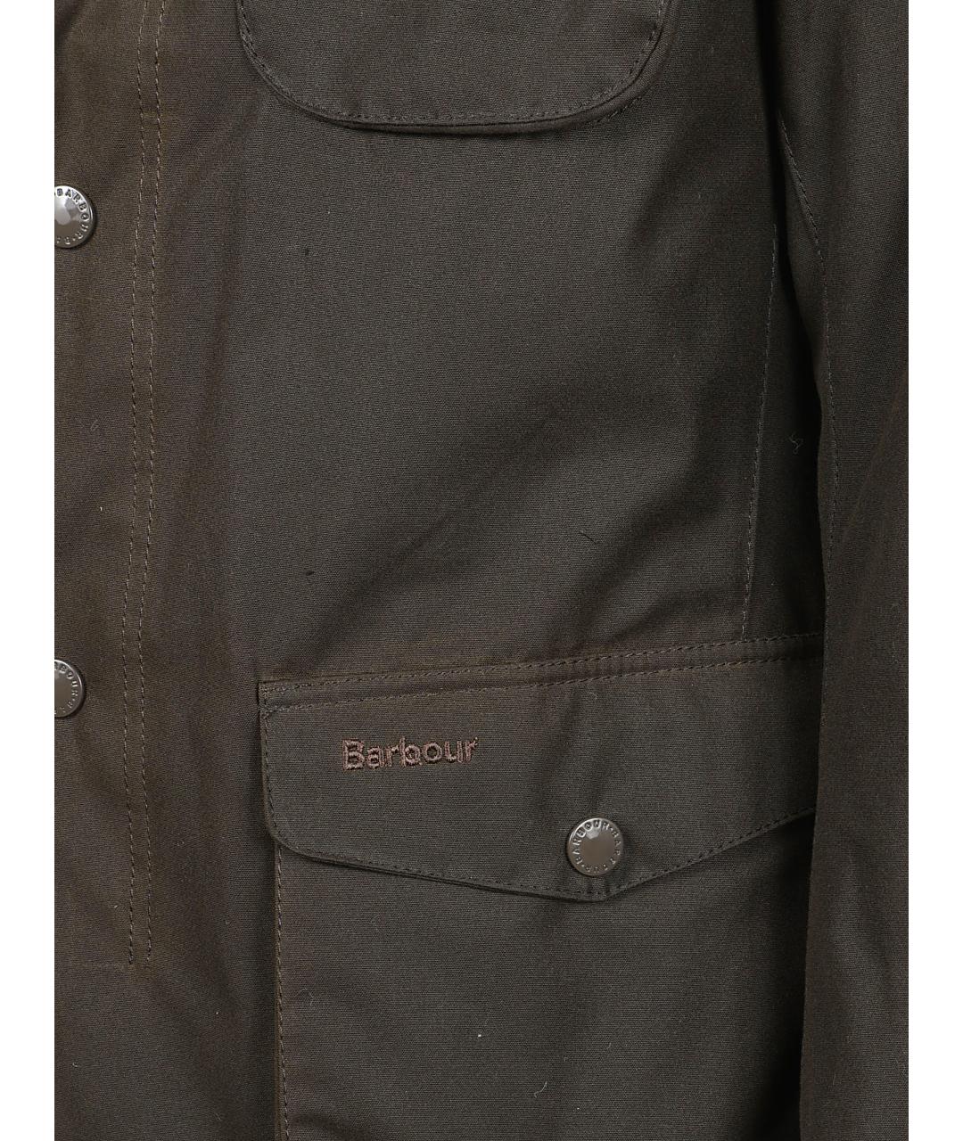BARBOUR Коричневая хлопковая куртка, фото 2