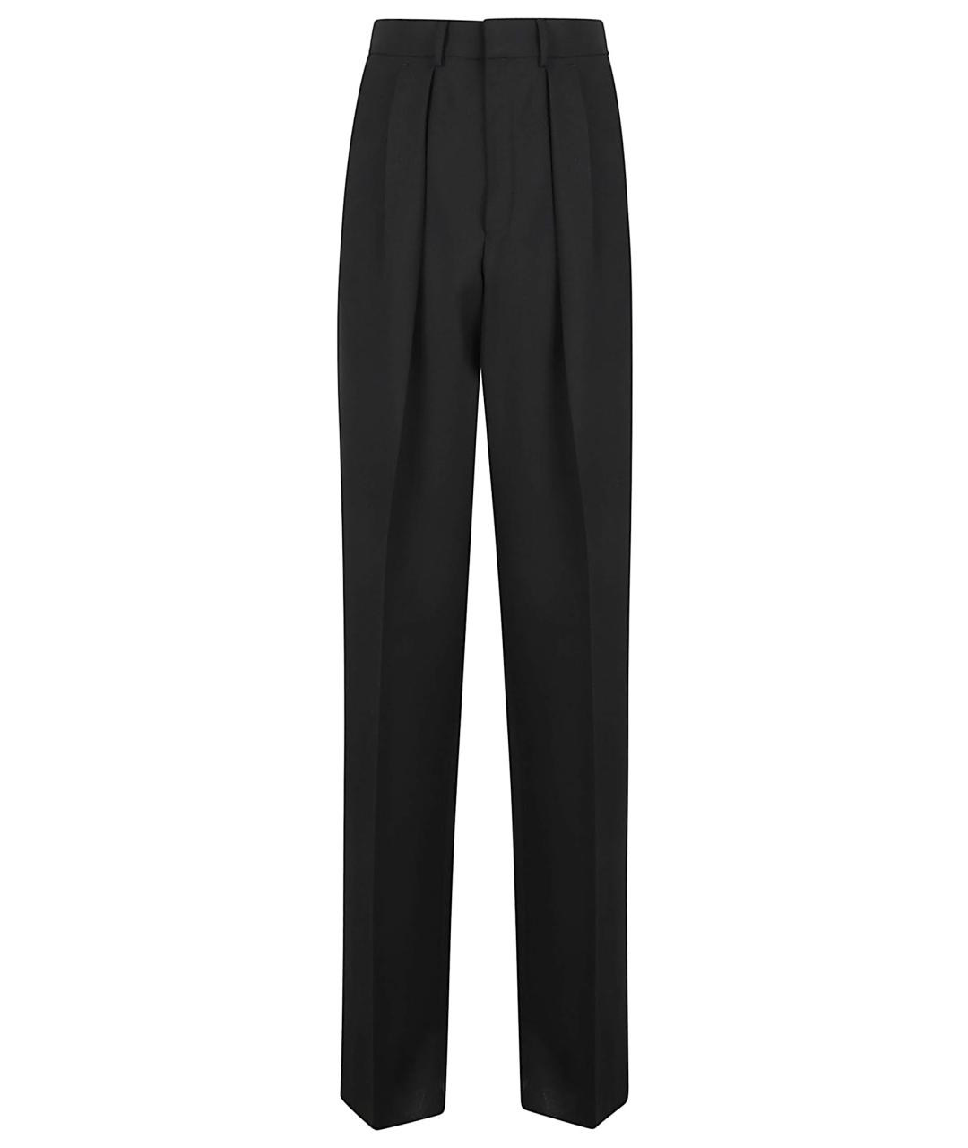 TOM FORD Черные шерстяные повседневные брюки, фото 1